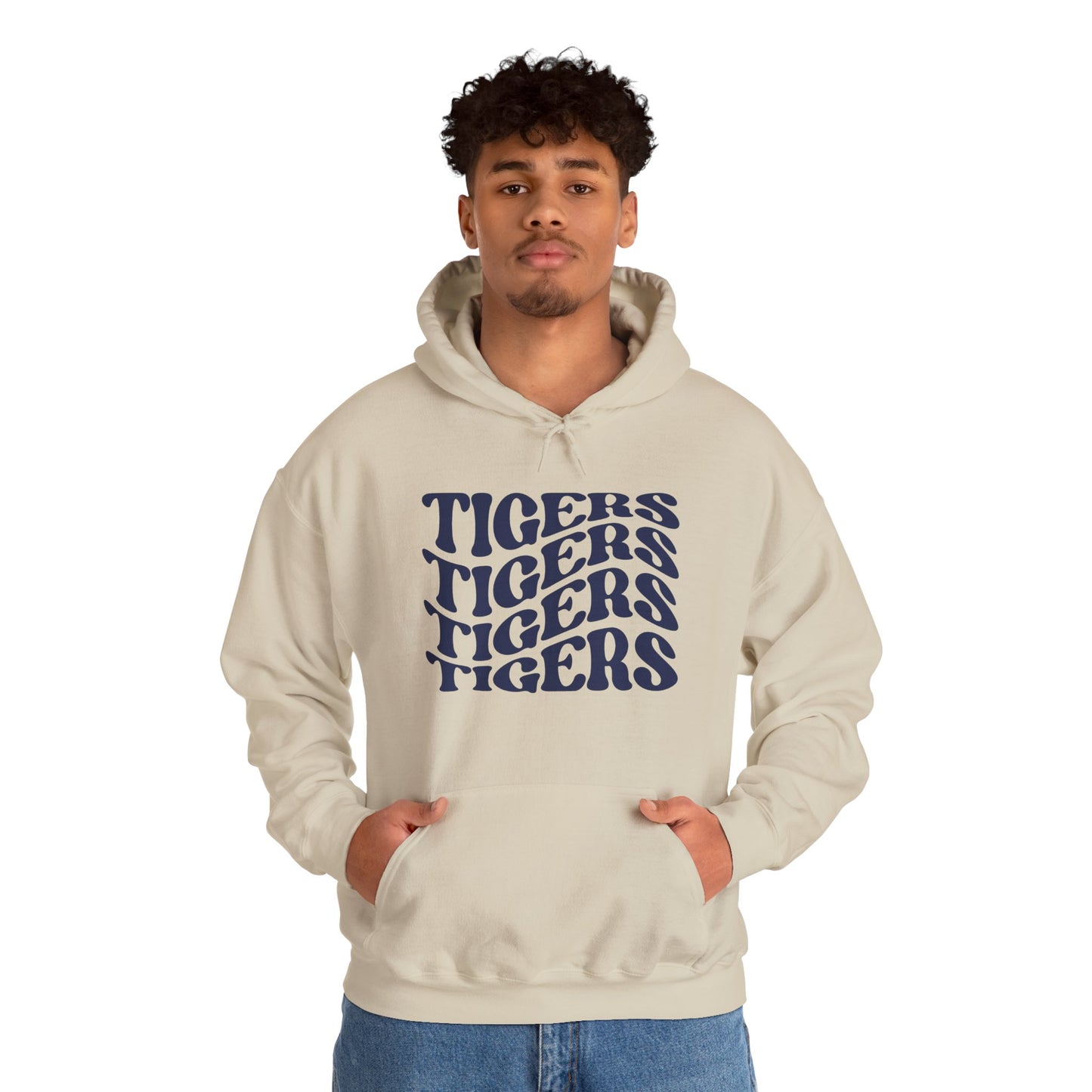 Tigers Wavy Hoodie