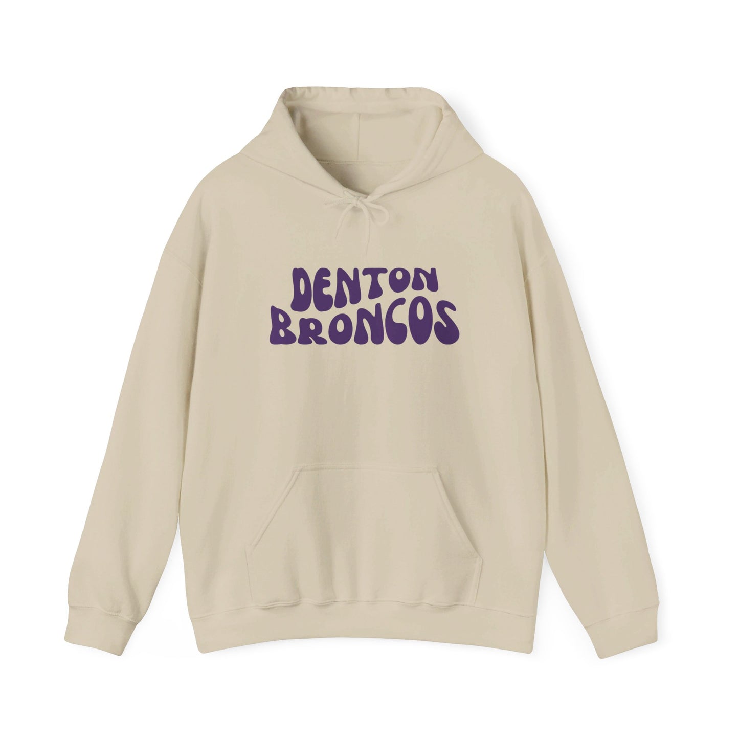 Denton Broncos Retro Hoodie