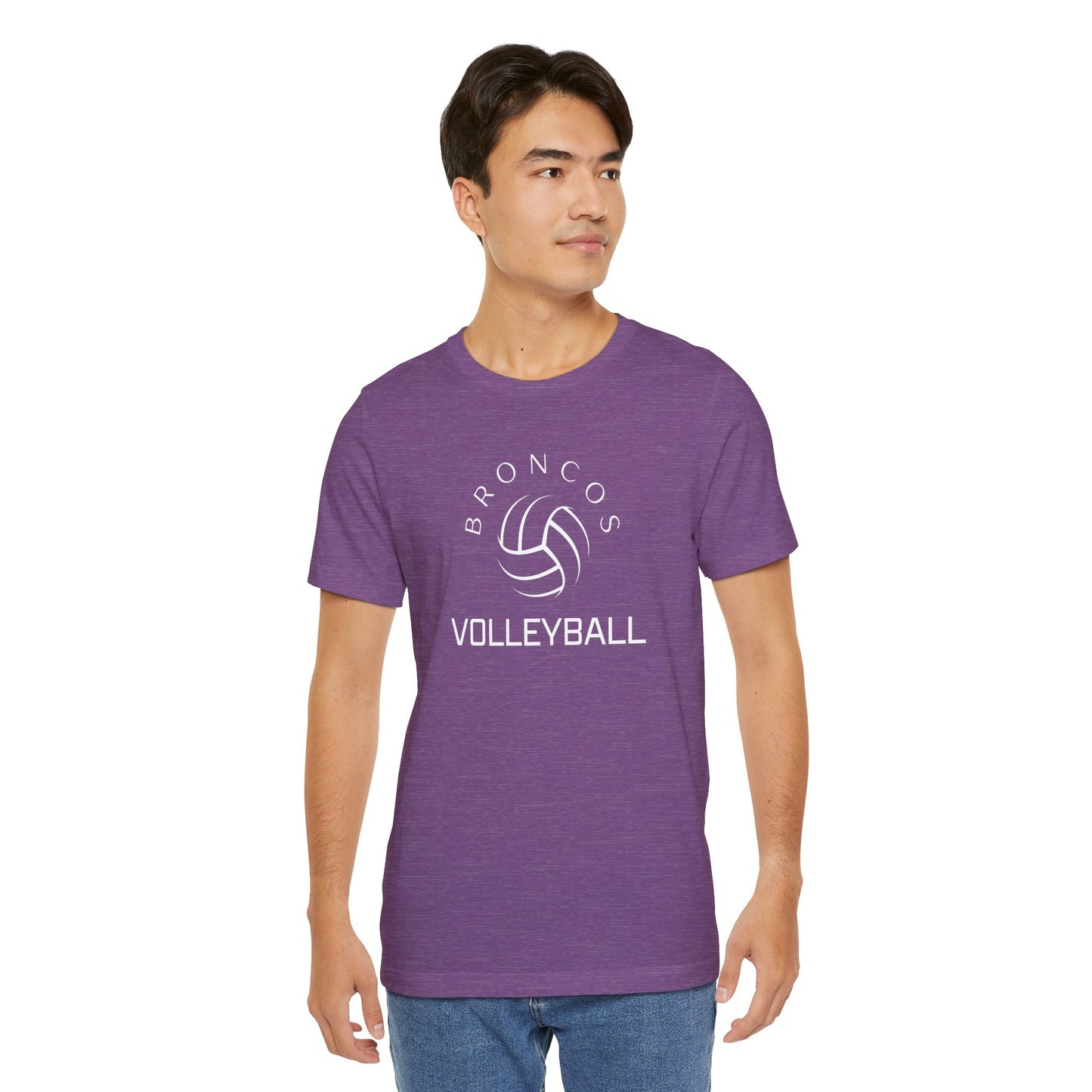 Broncos Volleyball Tee - Bella Canvas
