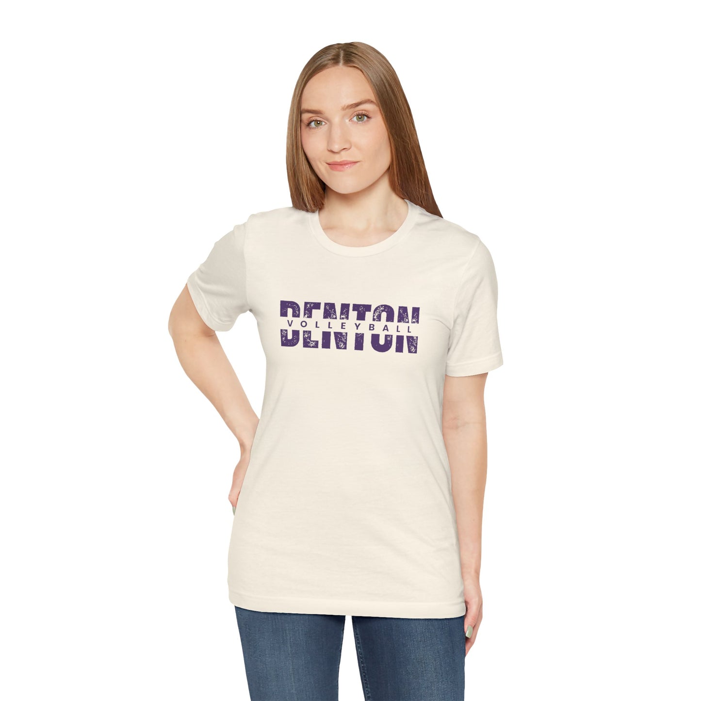 Denton Volleyball Tee - Bella Canvas