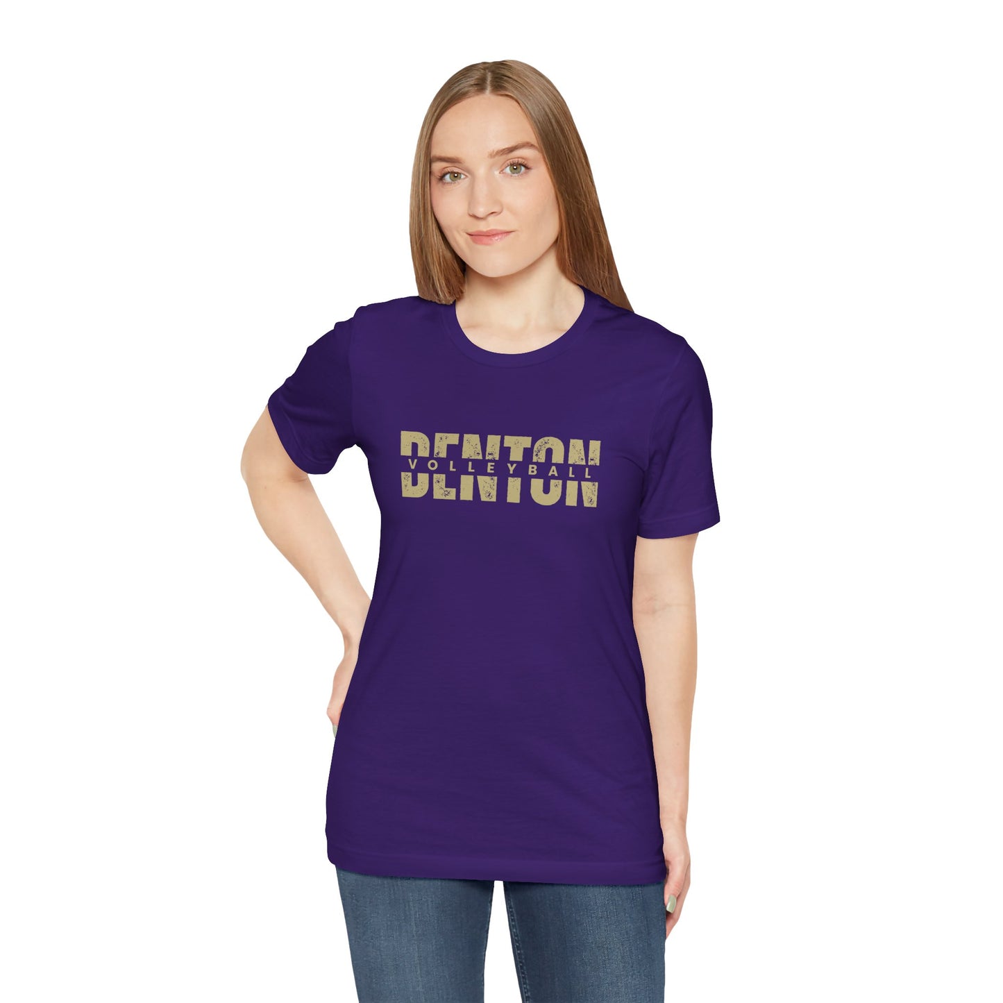 Denton Volleyball Tee - Bella Canvas