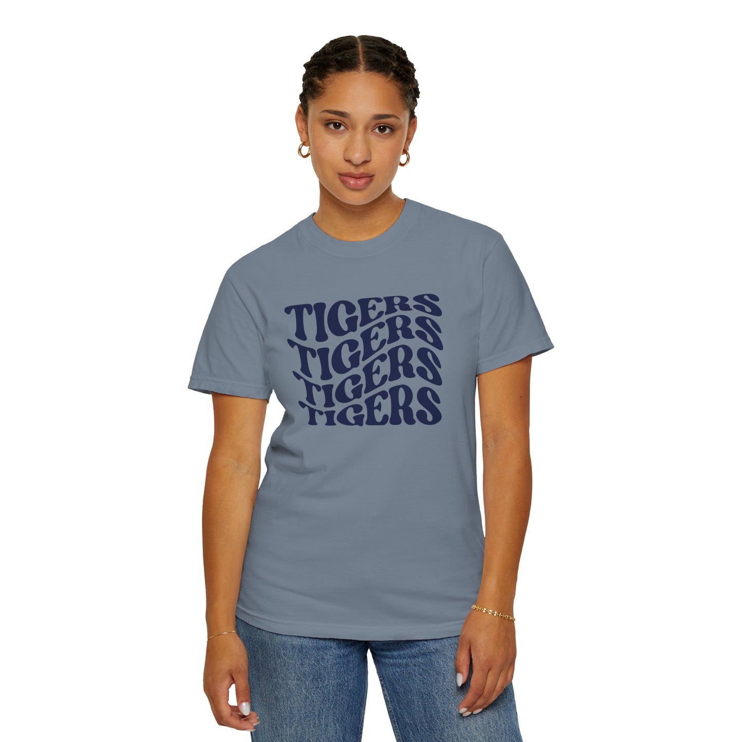 Tigers Wavy Tee - Comfort Colors
