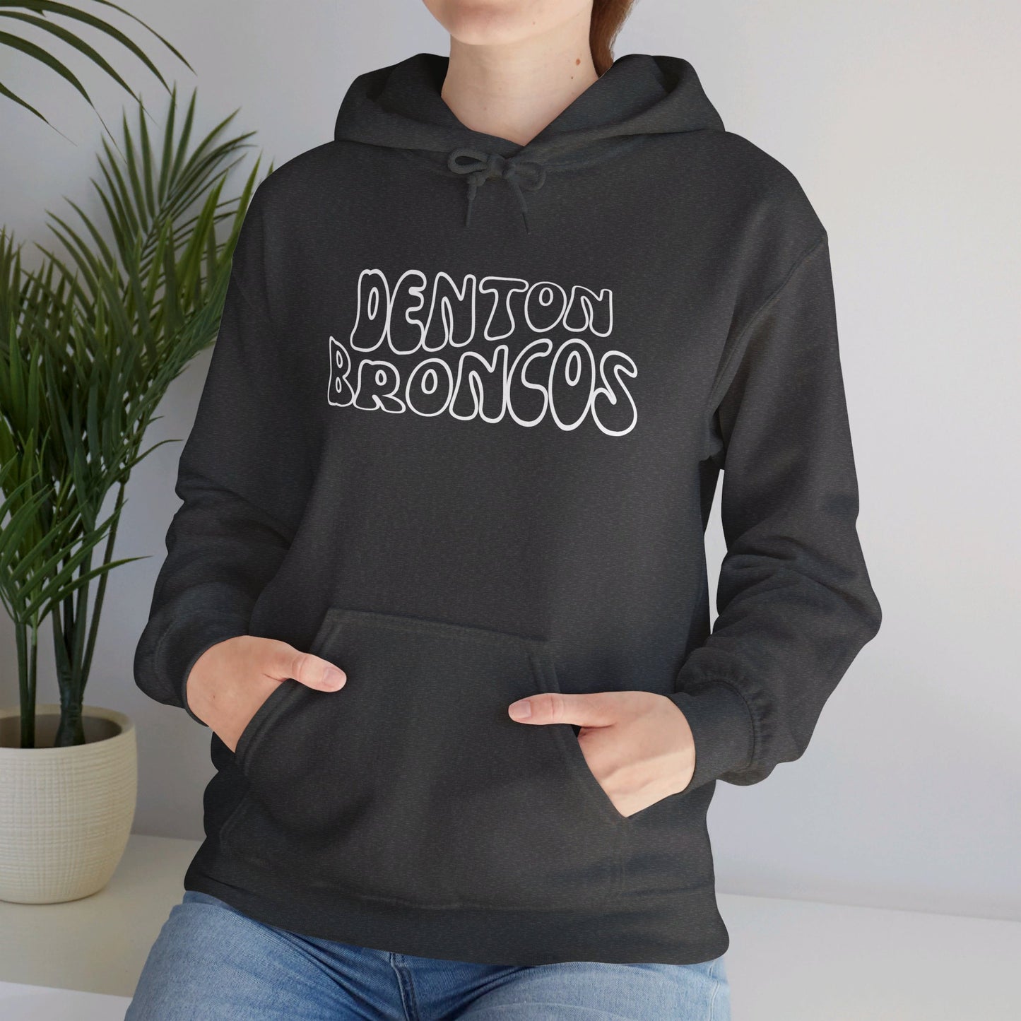 Denton Broncos Retro Hoodie