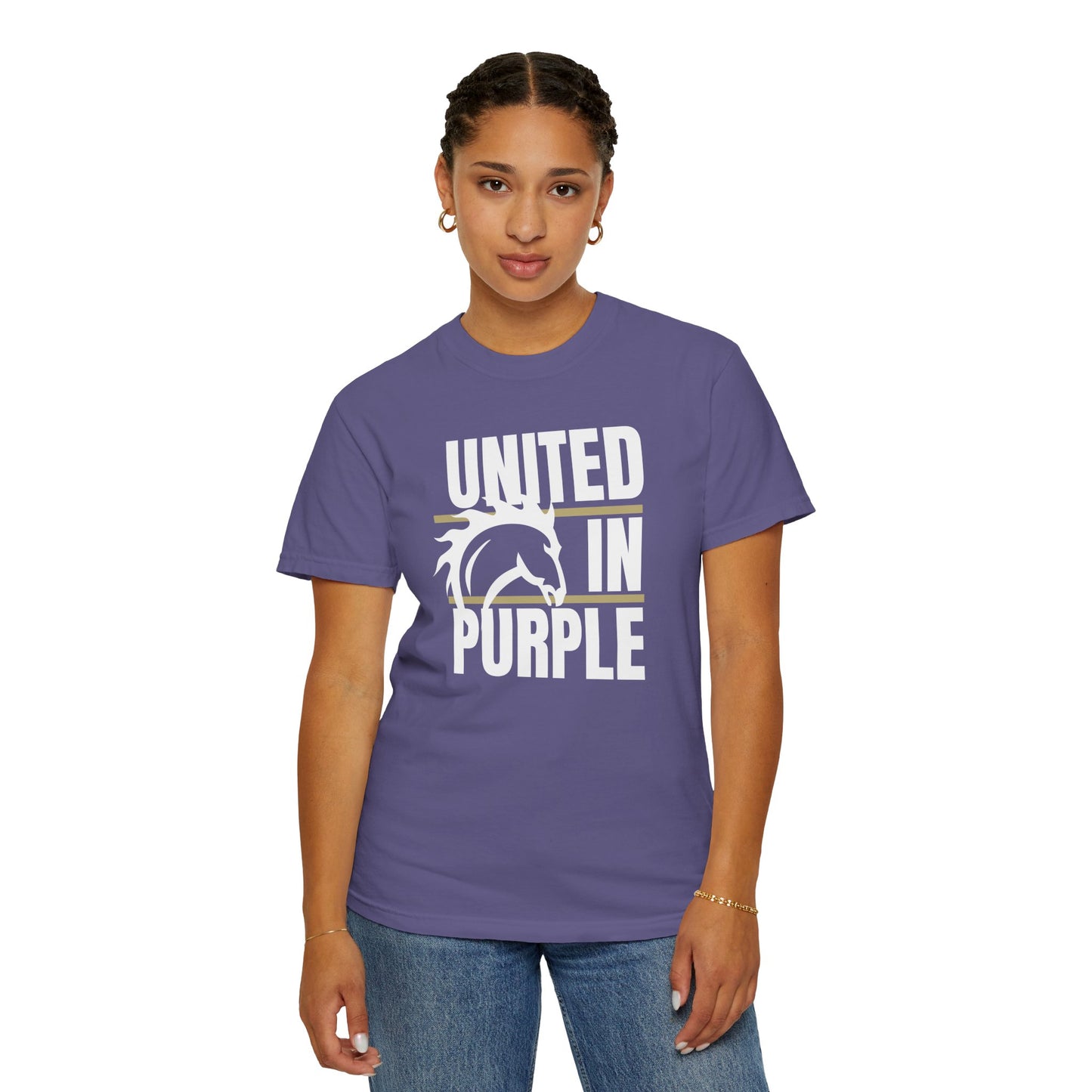 United In Purple Tee - Comfort Colors
