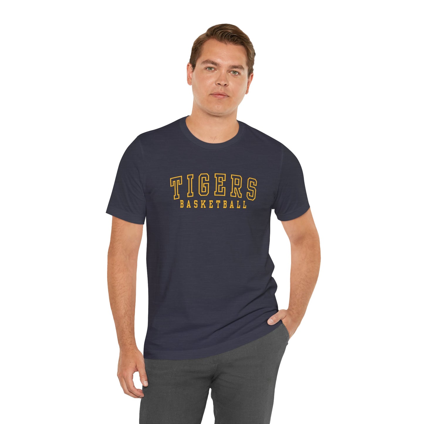 Tigers Basketball Tee - Bella Canvas