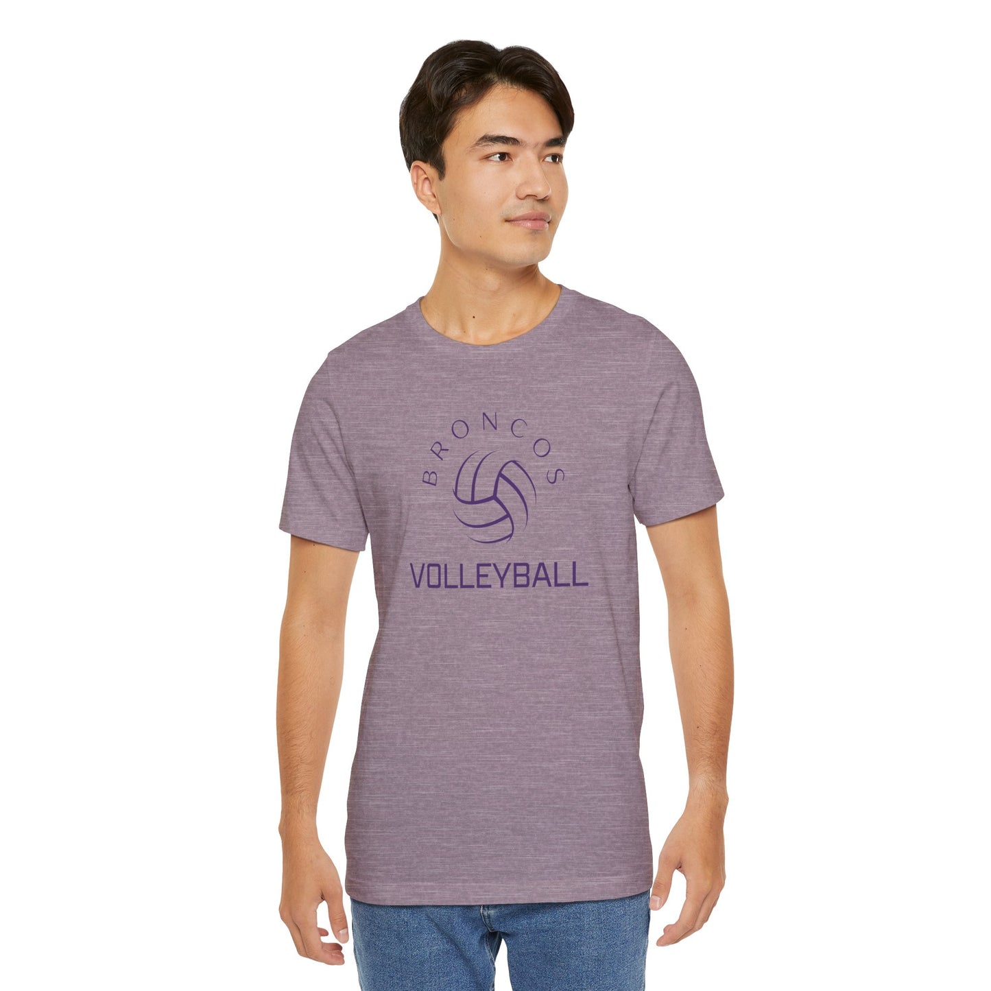 Broncos Volleyball Tee - Bella Canvas