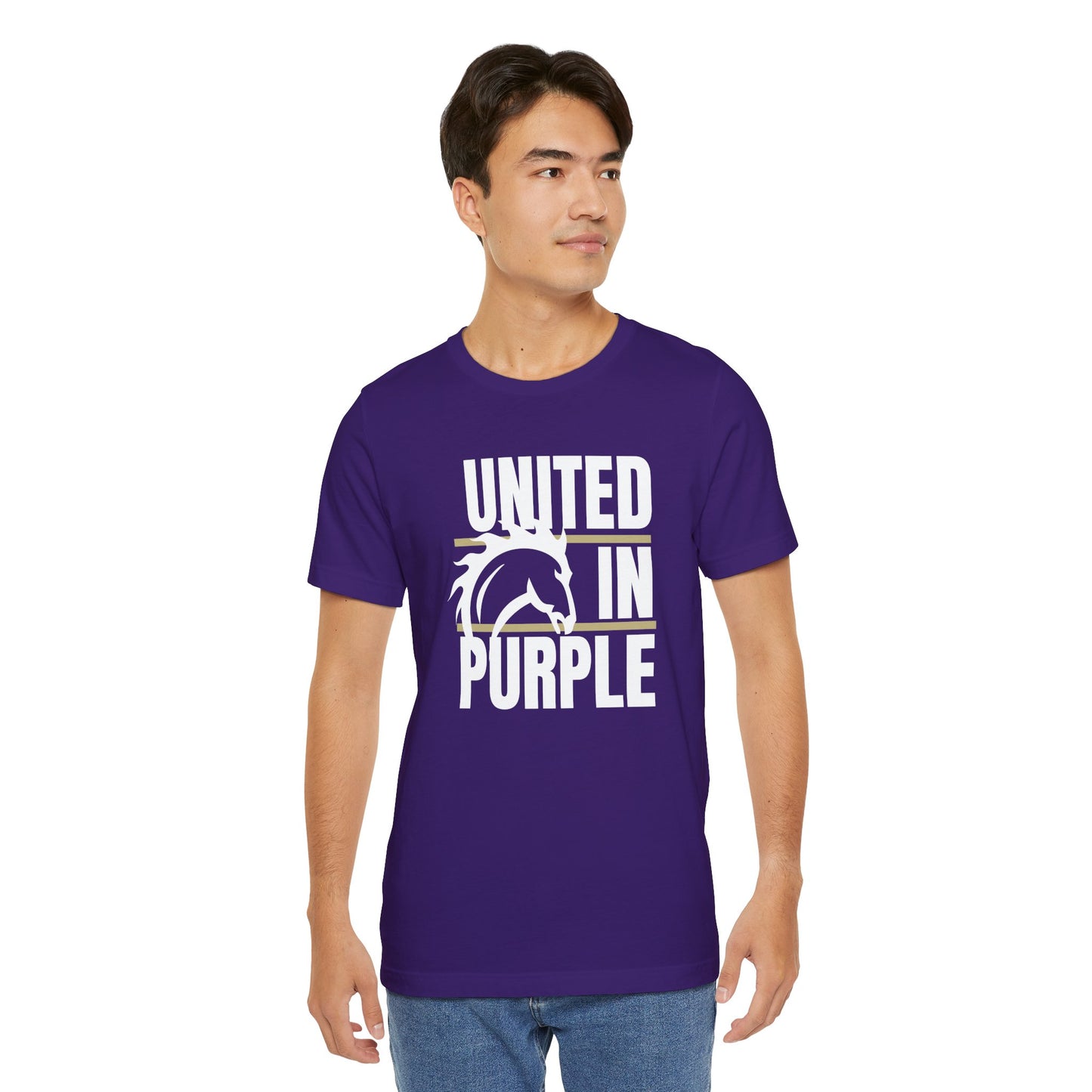 United In Purple Tee - Bella Canvas