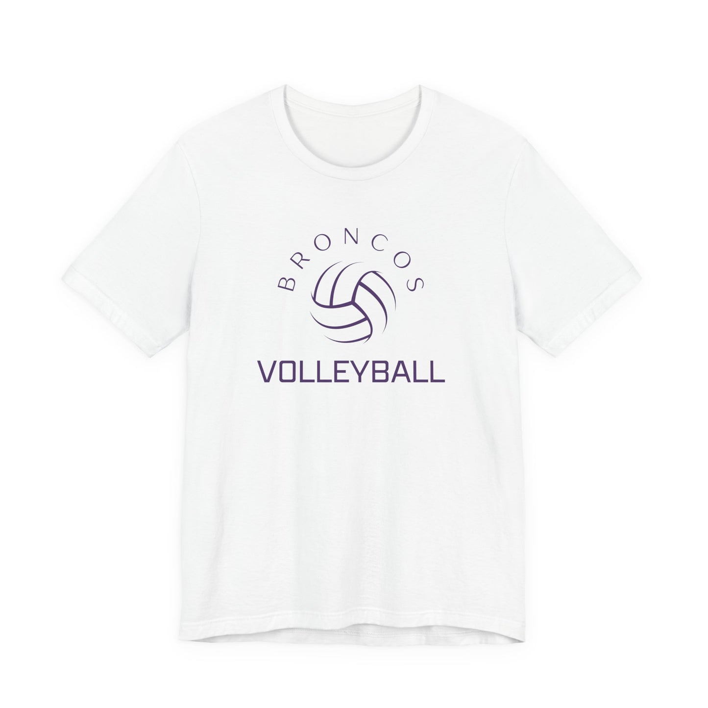Broncos Volleyball Tee - Bella Canvas