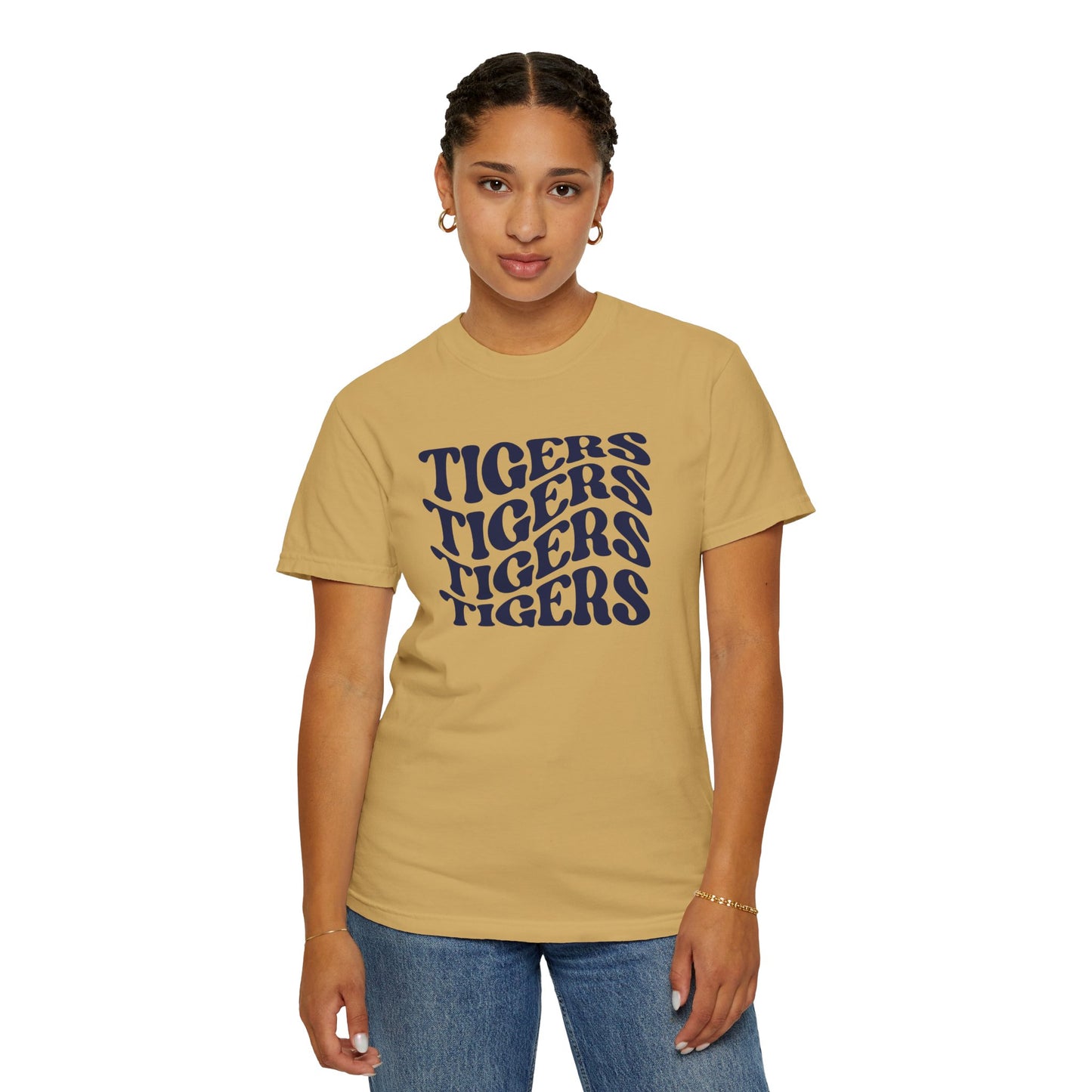 Tigers Wavy Tee - Comfort Colors