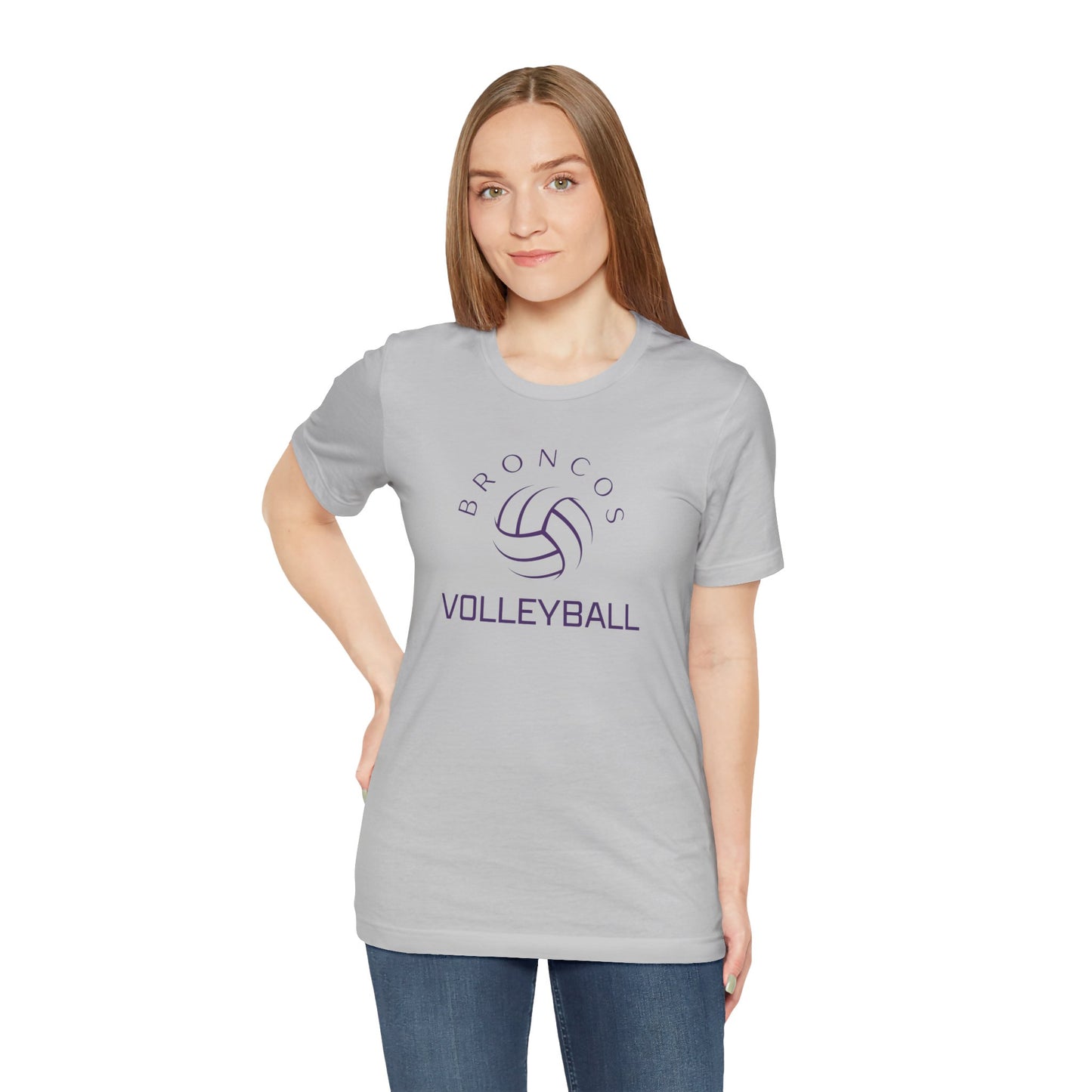 Broncos Volleyball Tee - Bella Canvas