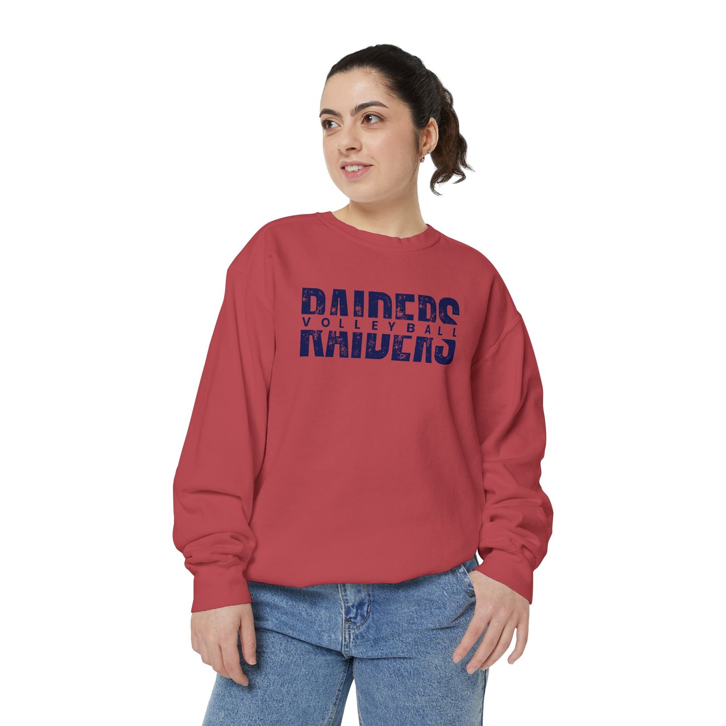 Premium Raiders Split Volleyball Sweatshirt - Comfort Colors