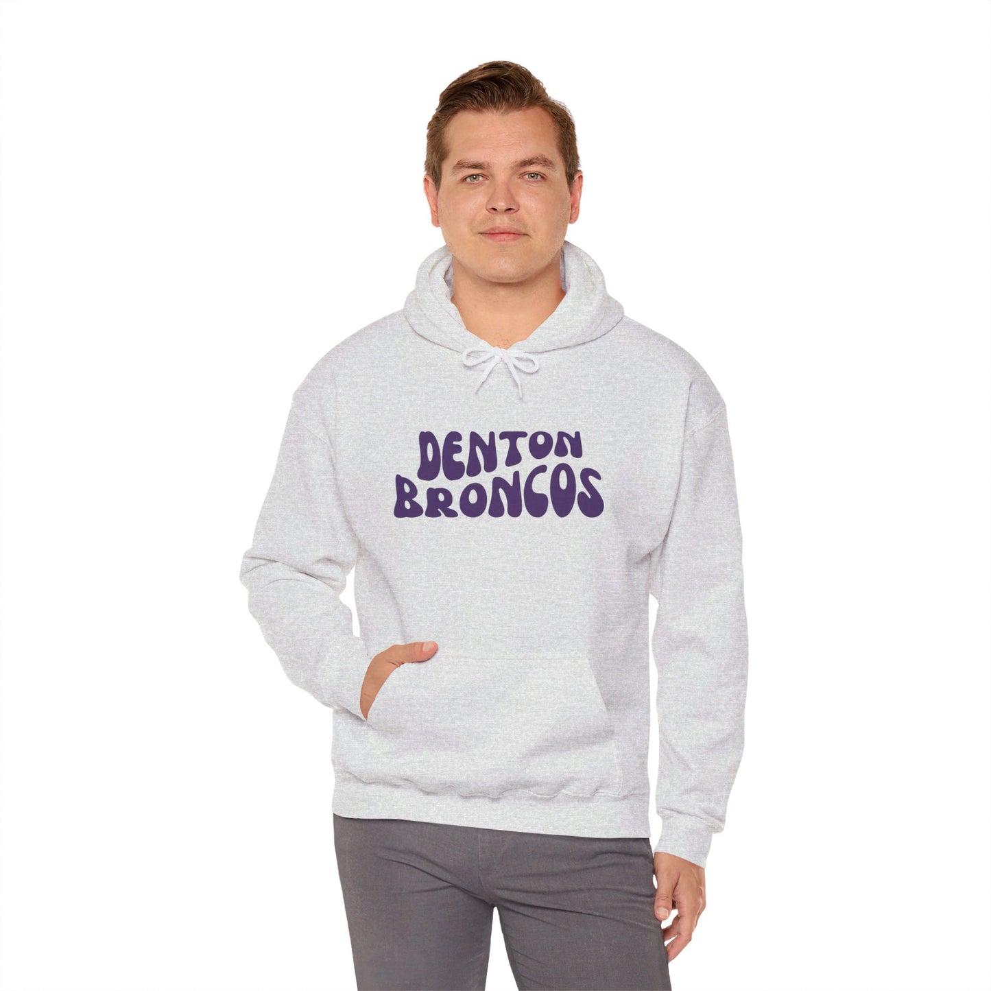 Denton Broncos Retro Hoodie