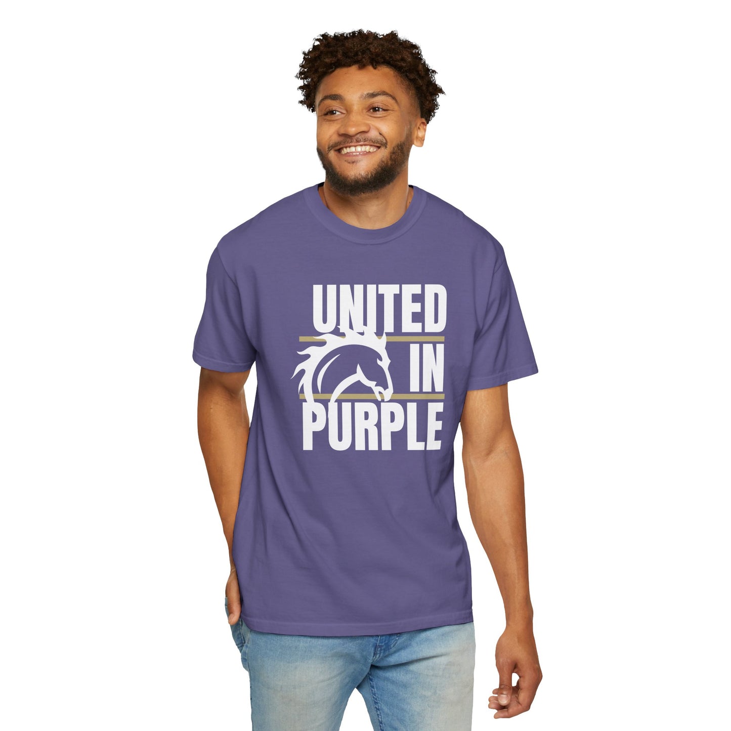 United In Purple Tee - Comfort Colors