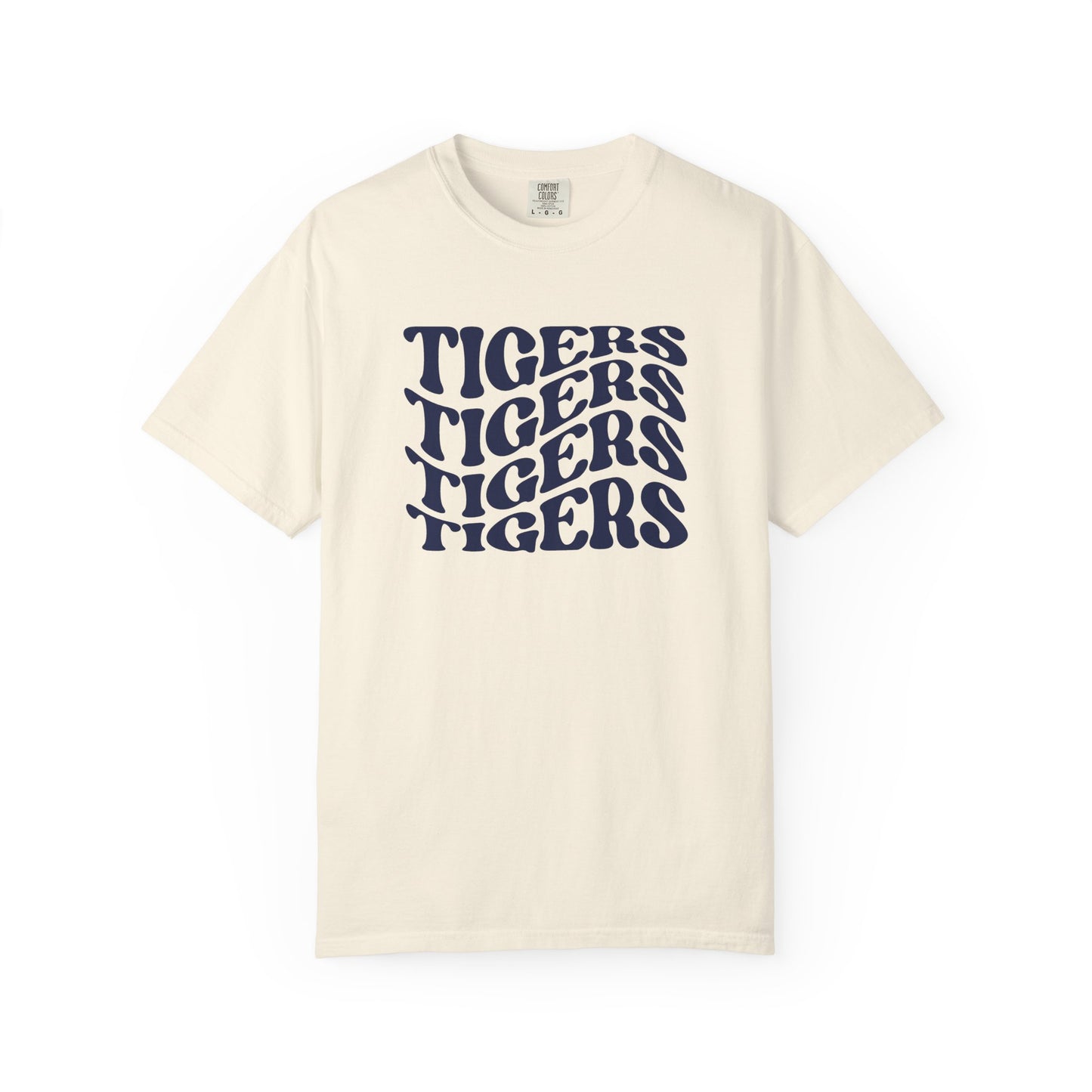 Tigers Wavy Tee - Comfort Colors