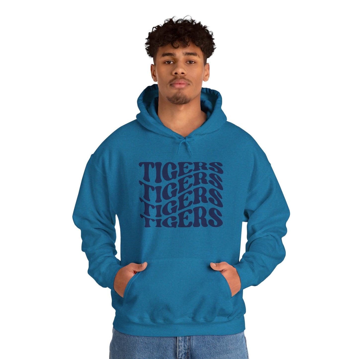 Tigers Wavy Hoodie