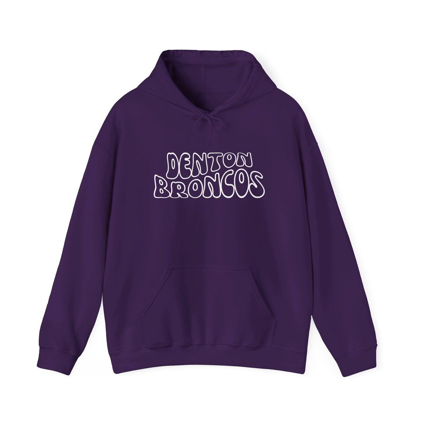 Denton Broncos Retro Hoodie