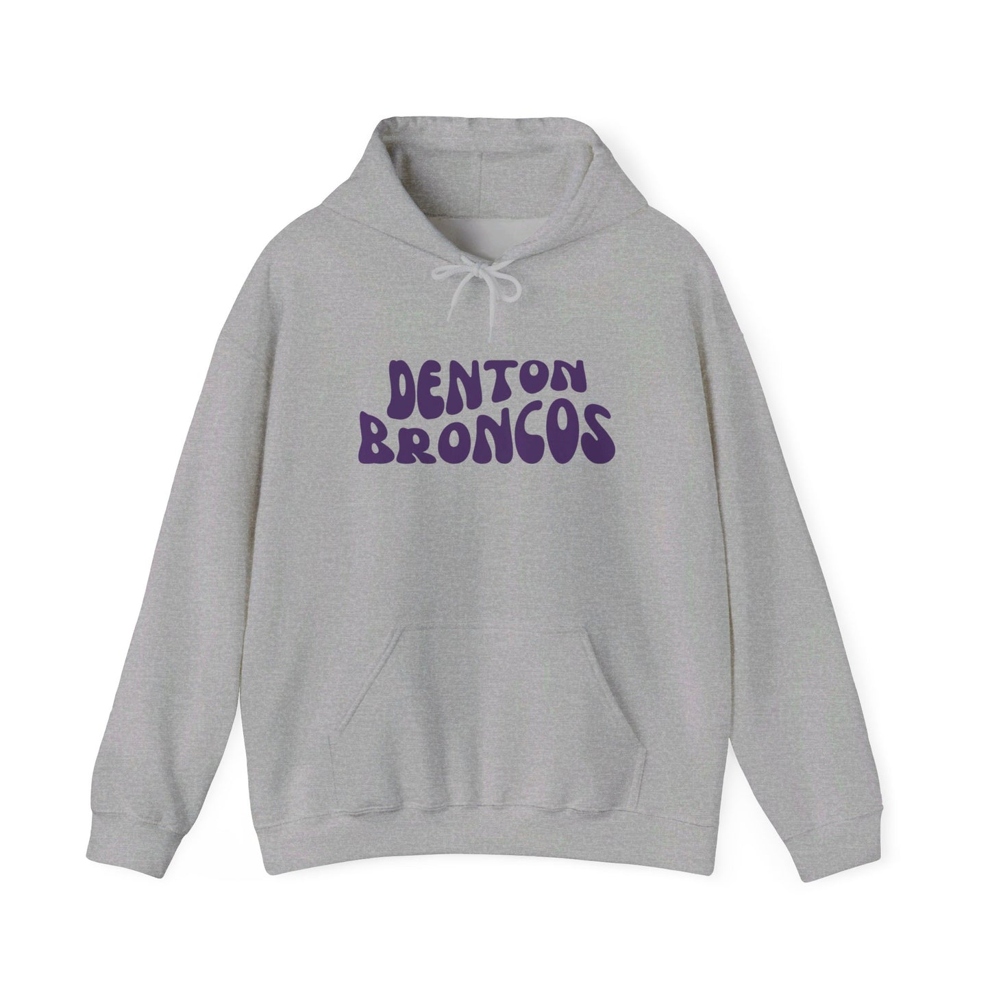 Denton Broncos Retro Hoodie