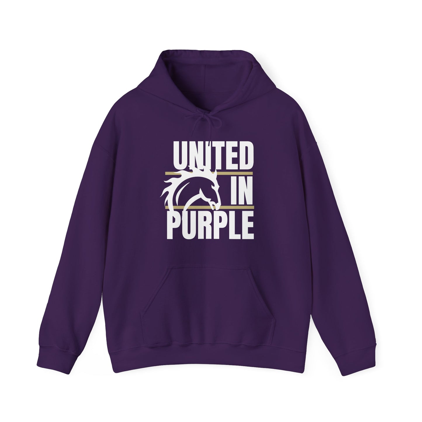 United In Purple Hoodie