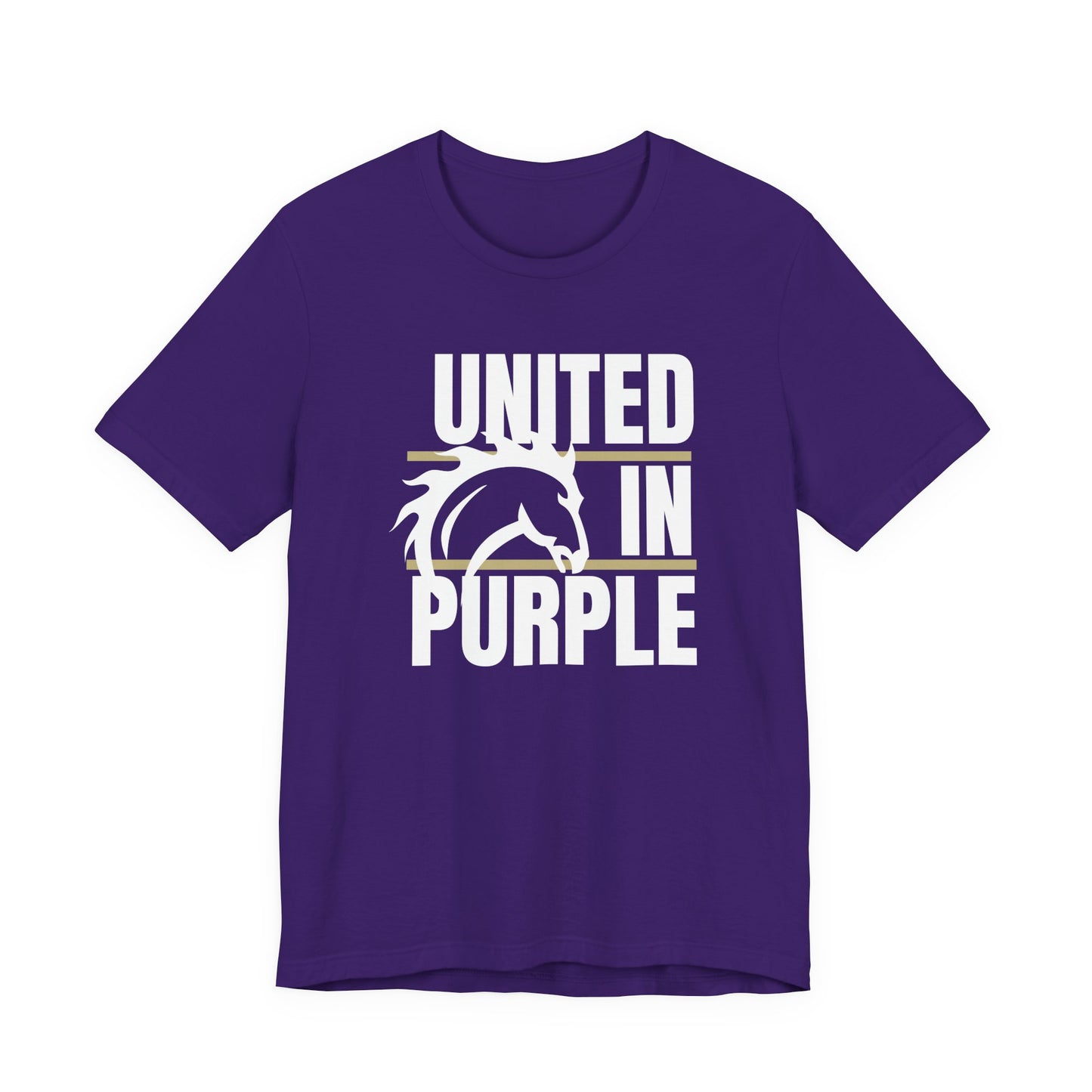 United In Purple Tee - Bella Canvas