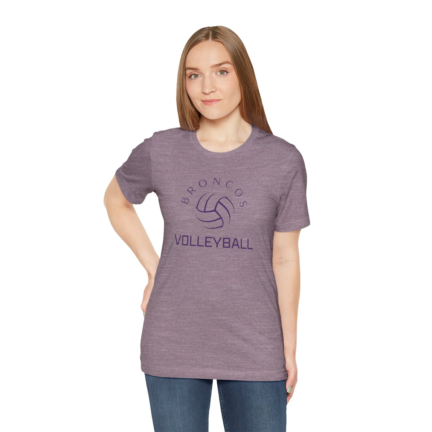 Broncos Volleyball Tee - Bella Canvas