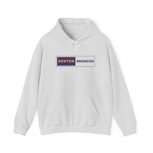Denton Broncos Block Hoodie