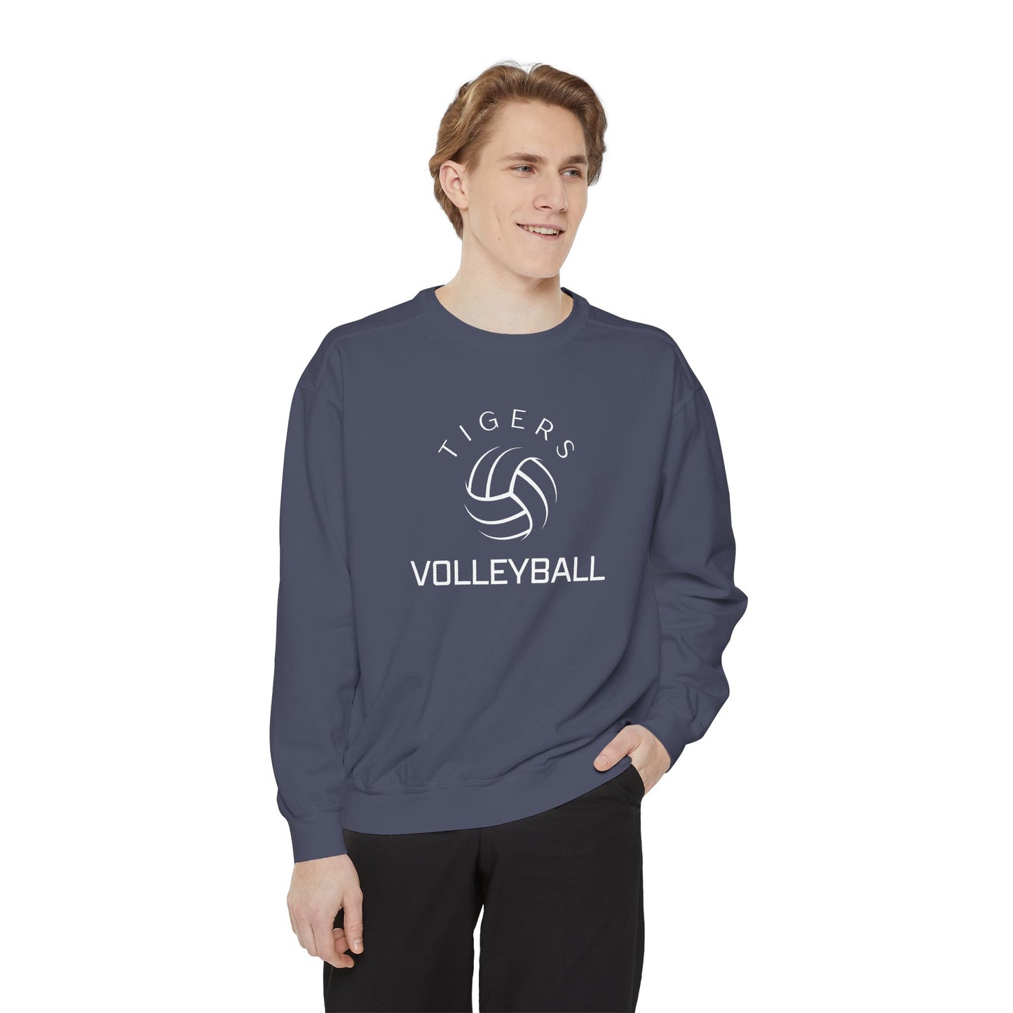 Premium Tigers Volleyball Sweatshirt - Comfort Colors