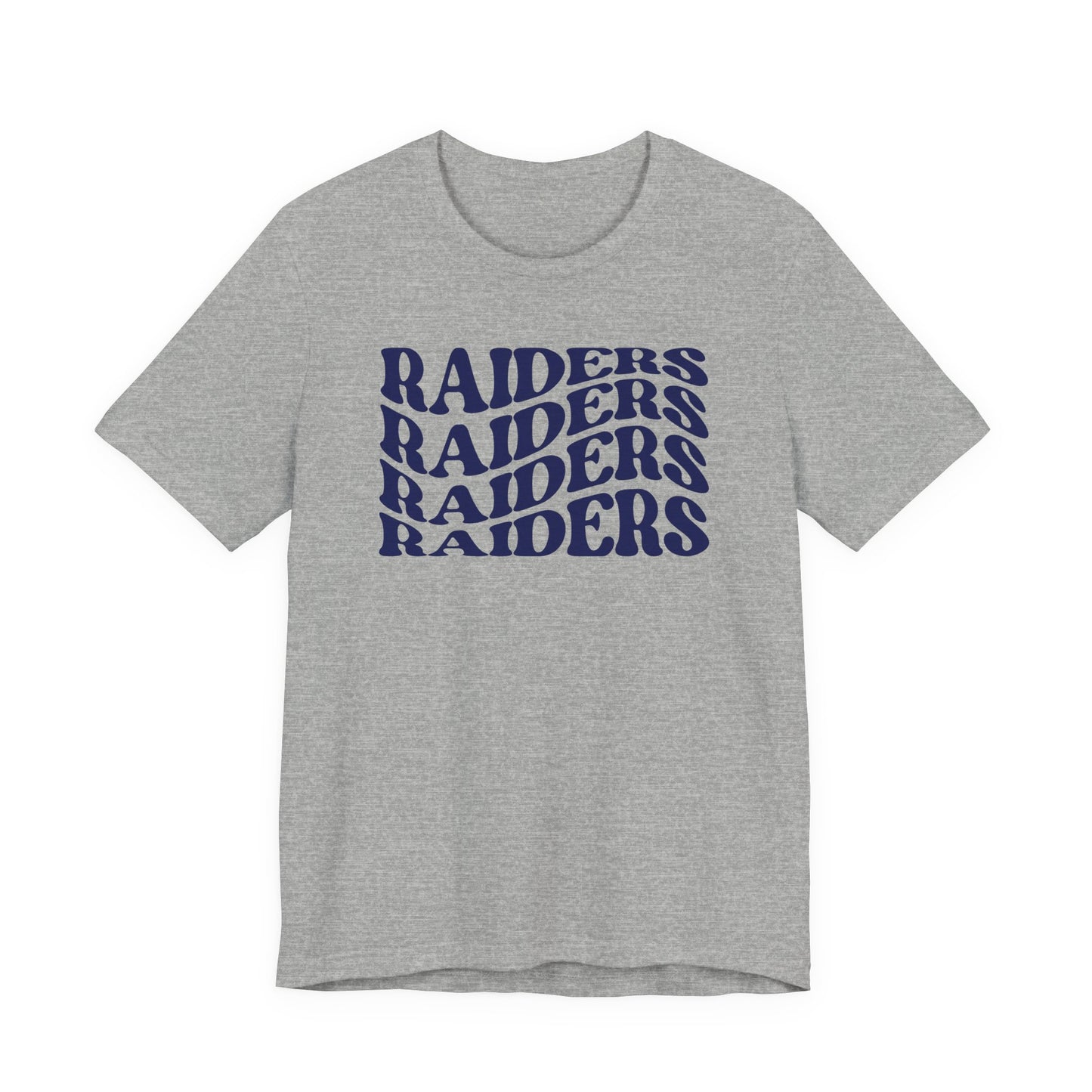 Raiders Wavy Tee - Bella Canvas