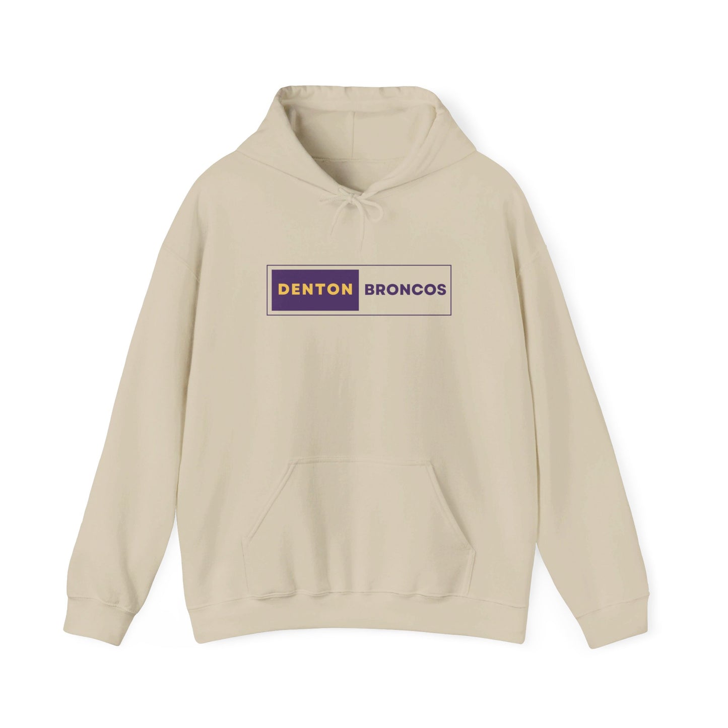 Denton Broncos Block Hoodie