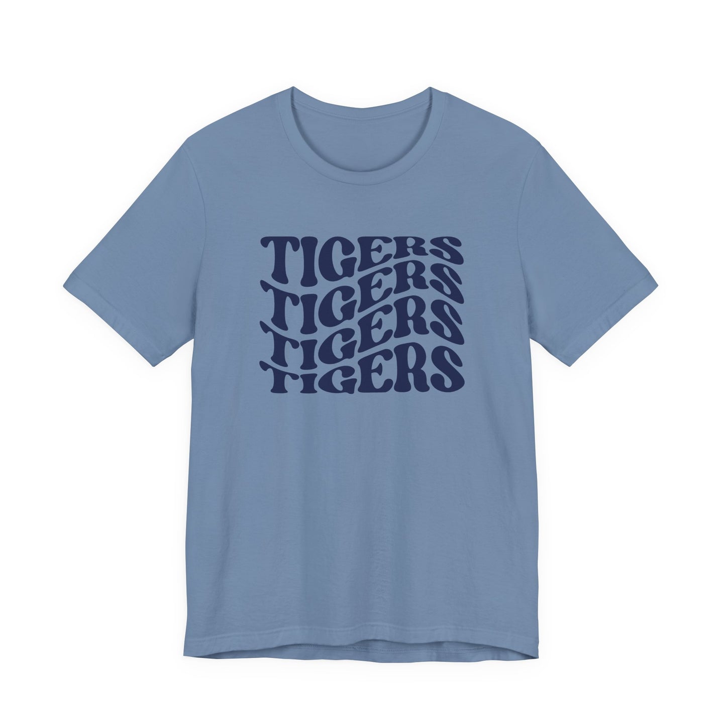 Tigers Wavy Tee - Bella Canvas
