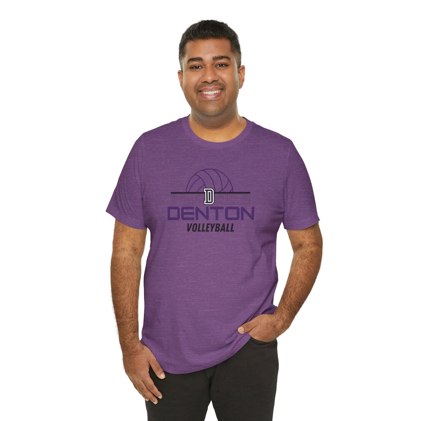 Denton Volleyball Net Tee - Bella Canvas