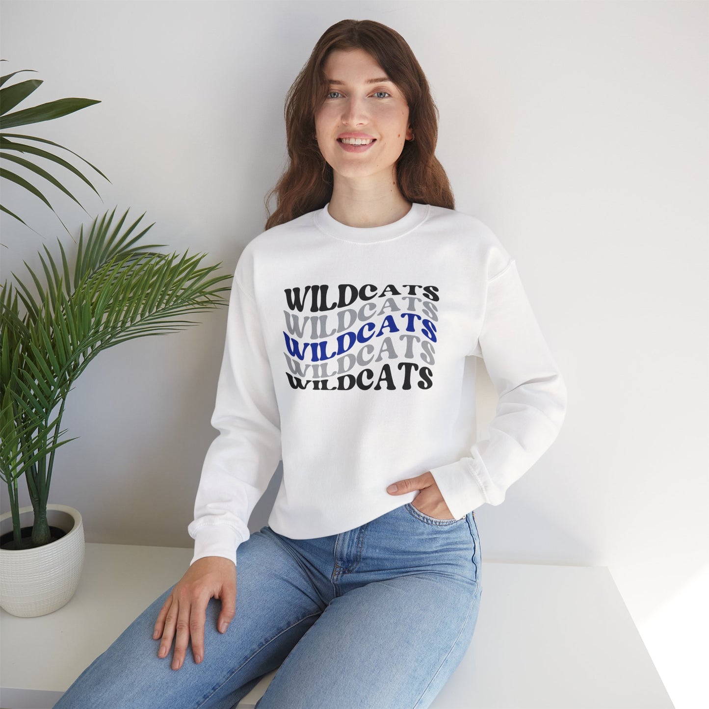 Wildcats Wavy Sweatshirt