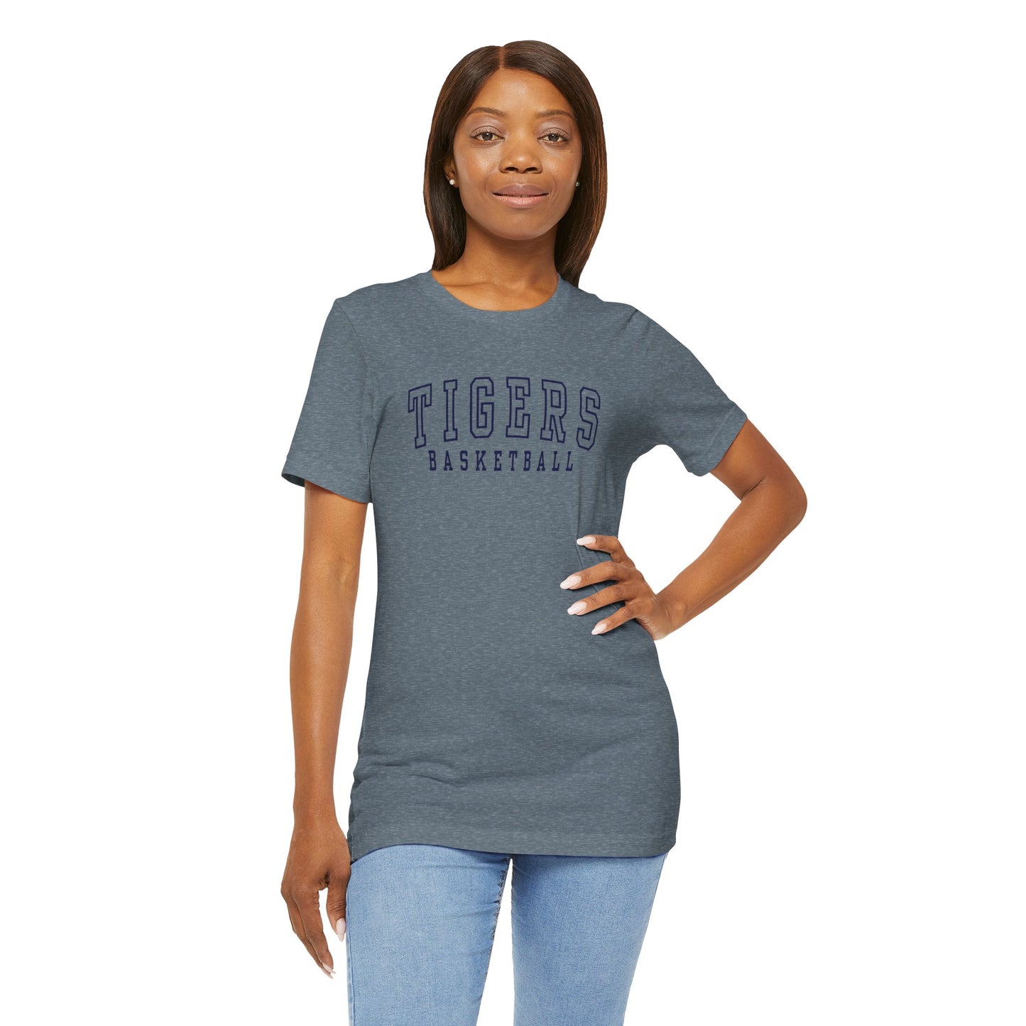 Tigers Basketball Tee - Bella Canvas