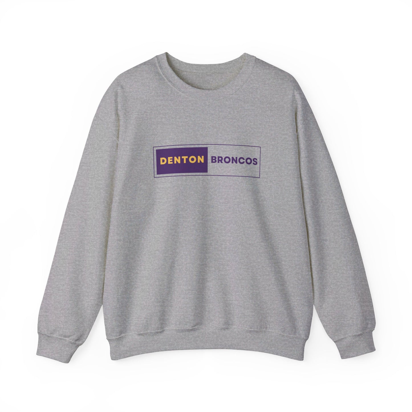 Denton Broncos Block Sweatshirt