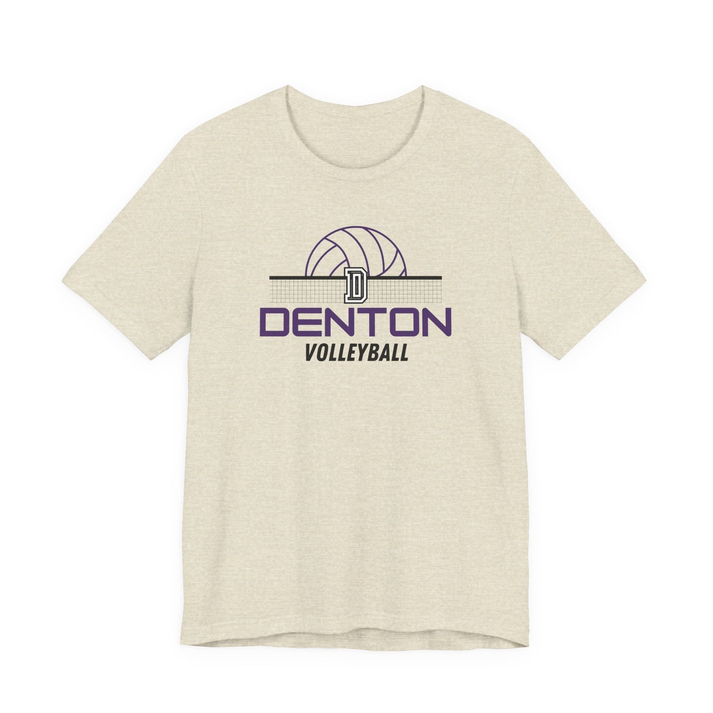 Denton Volleyball Net Tee - Bella Canvas