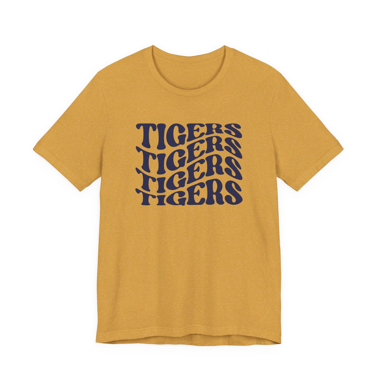 Tigers Wavy Tee - Bella Canvas