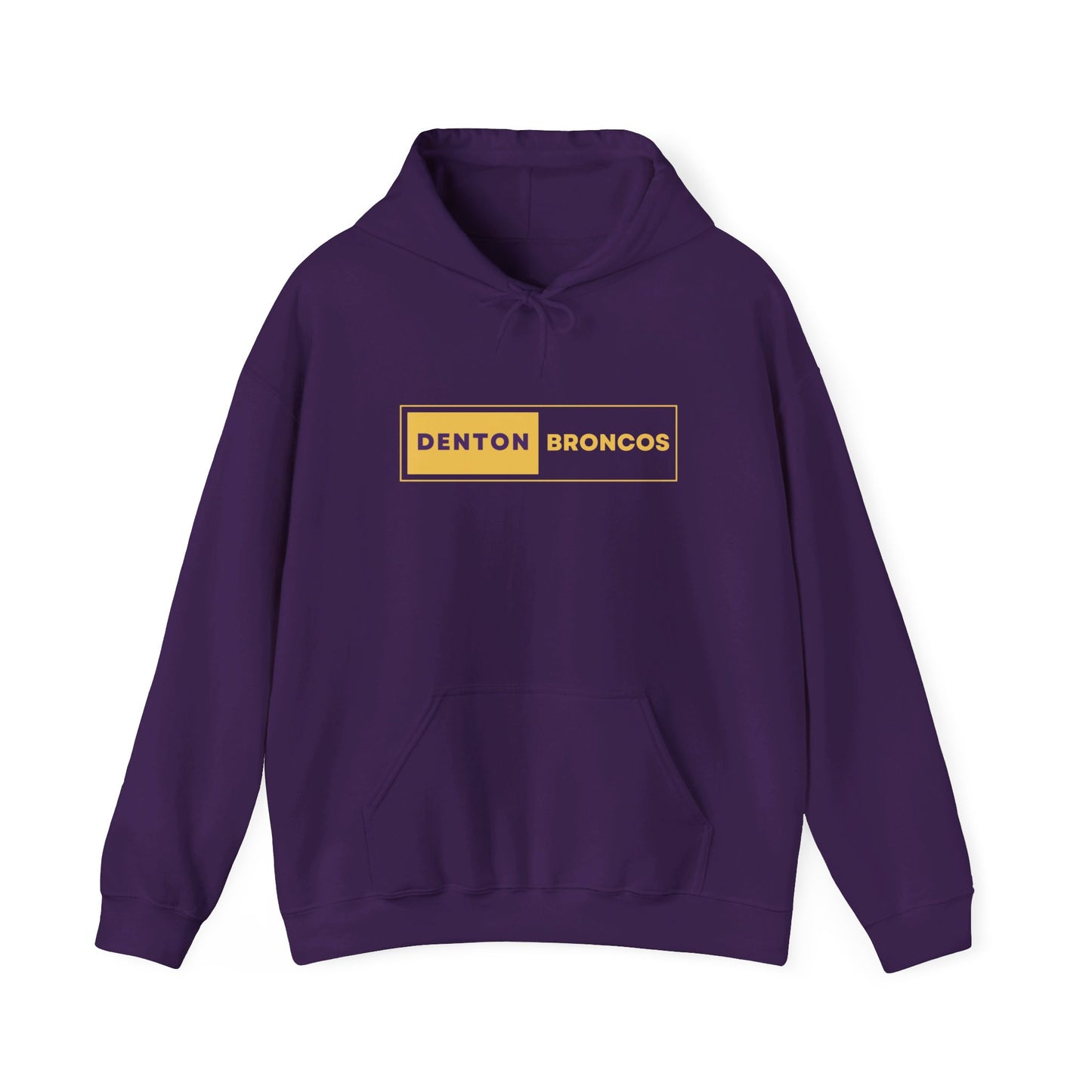 Denton Broncos Block Hoodie