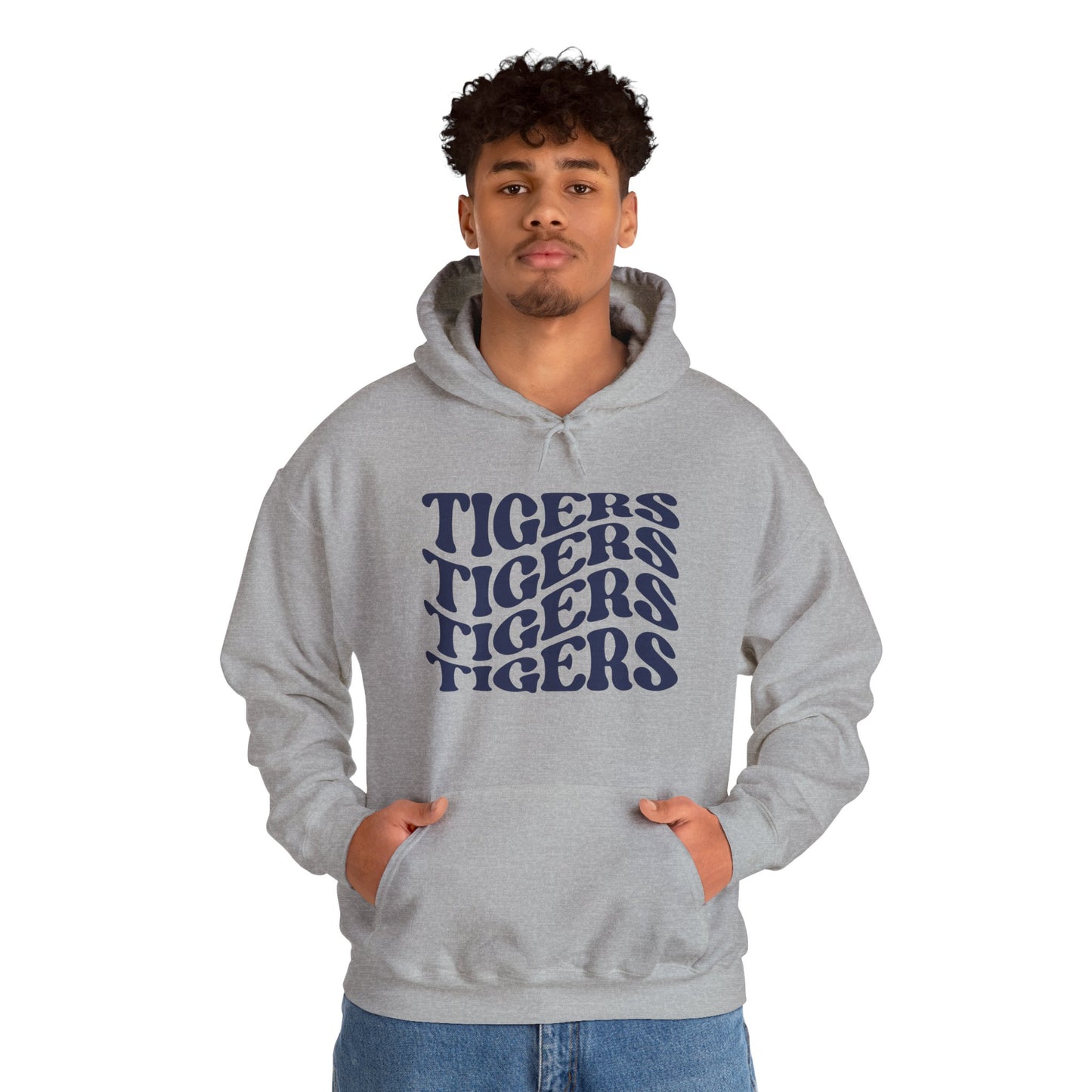 Tigers Wavy Hoodie