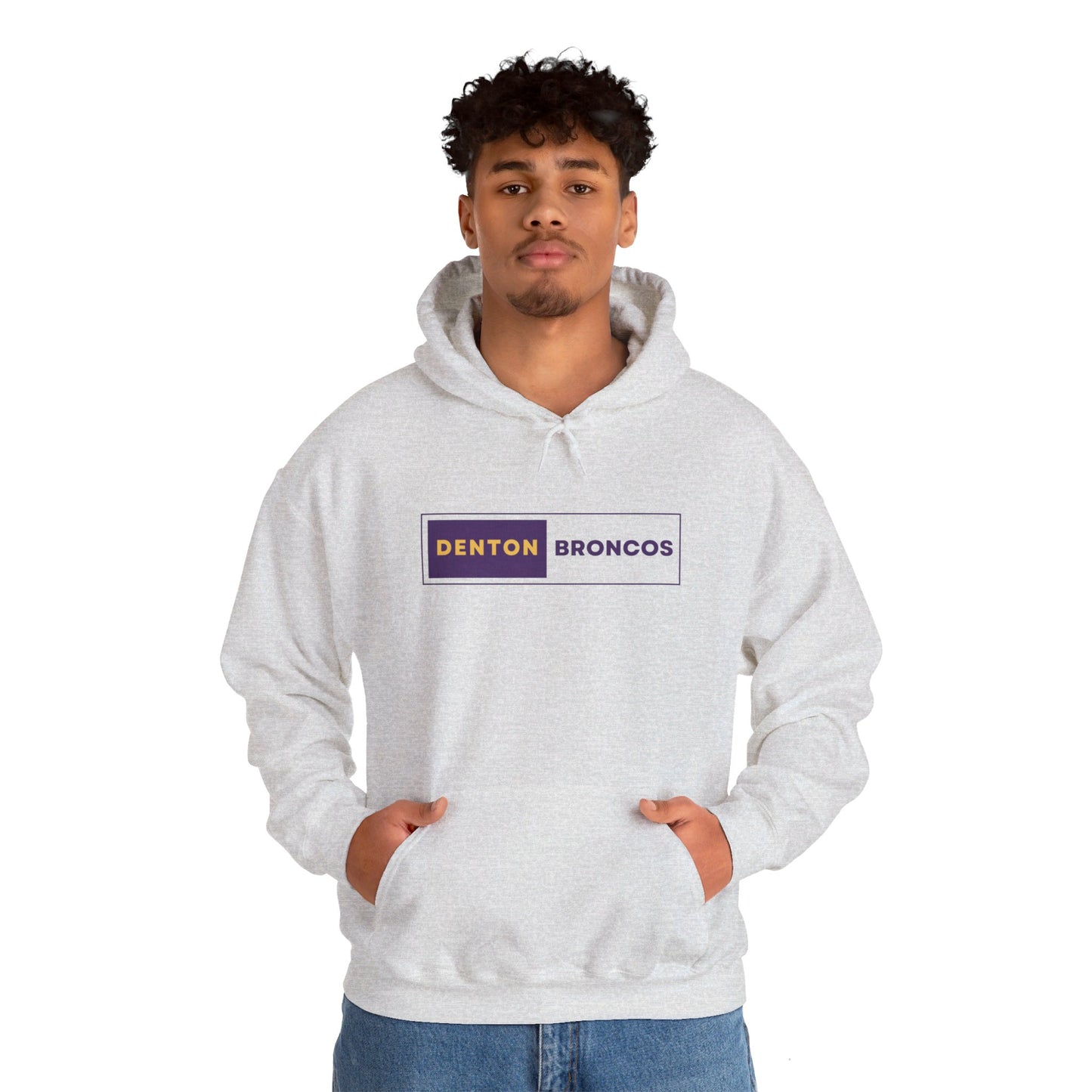 Denton Broncos Block Hoodie