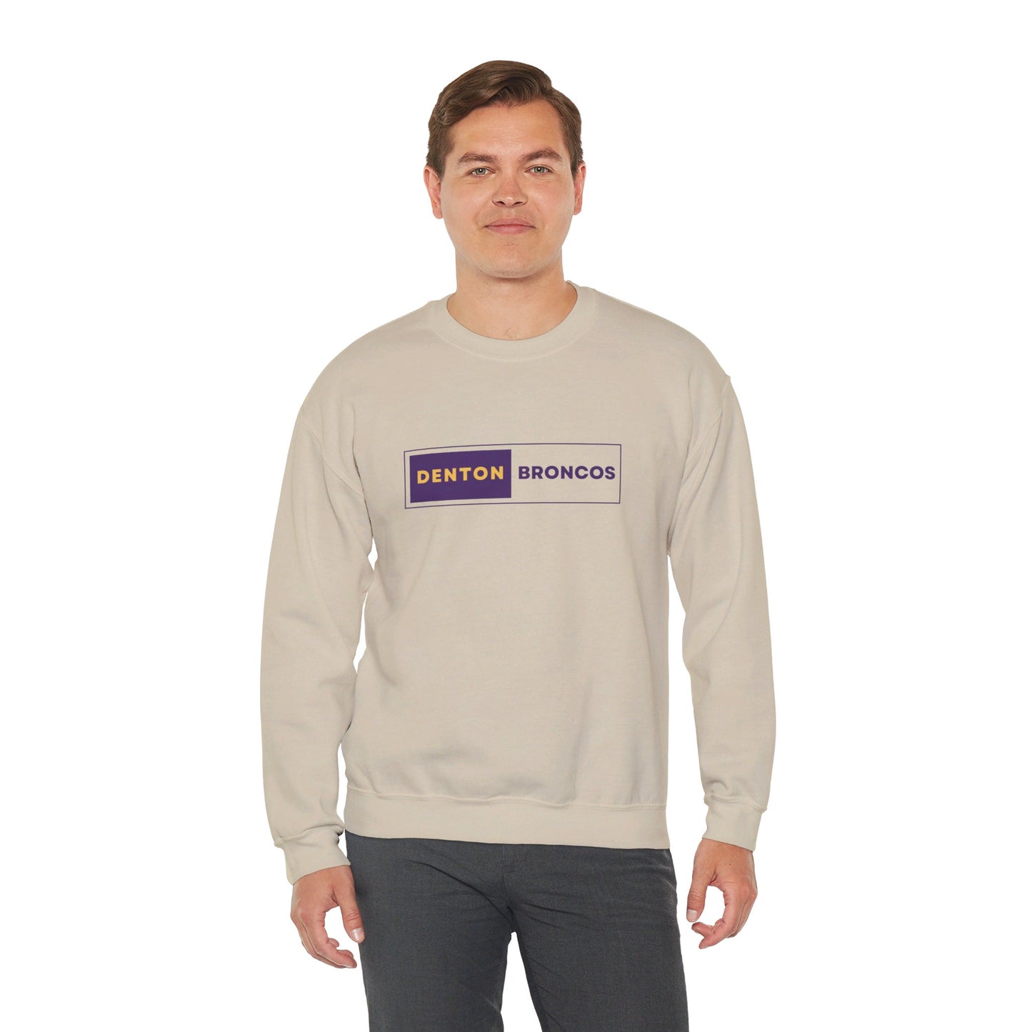 Denton Broncos Block Sweatshirt