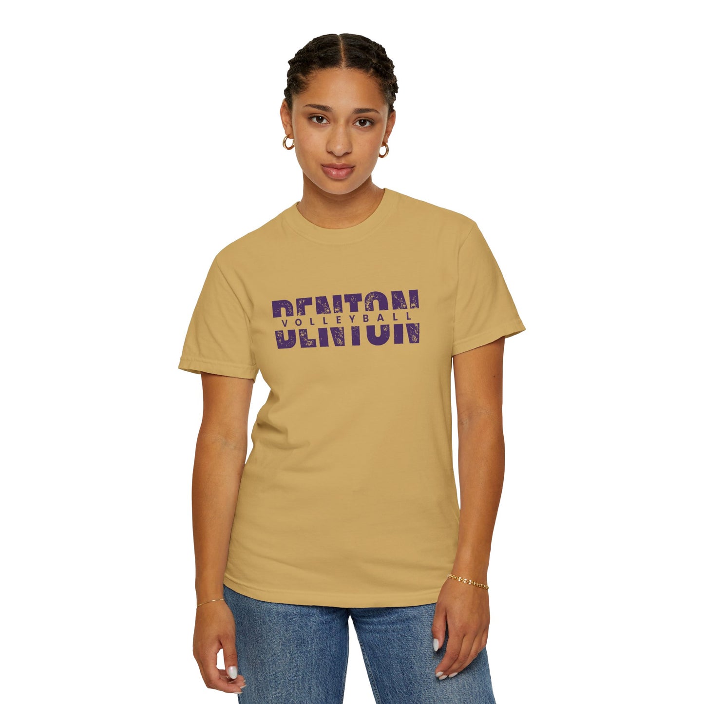 Denton Volleyball Tee - Comfort Colors