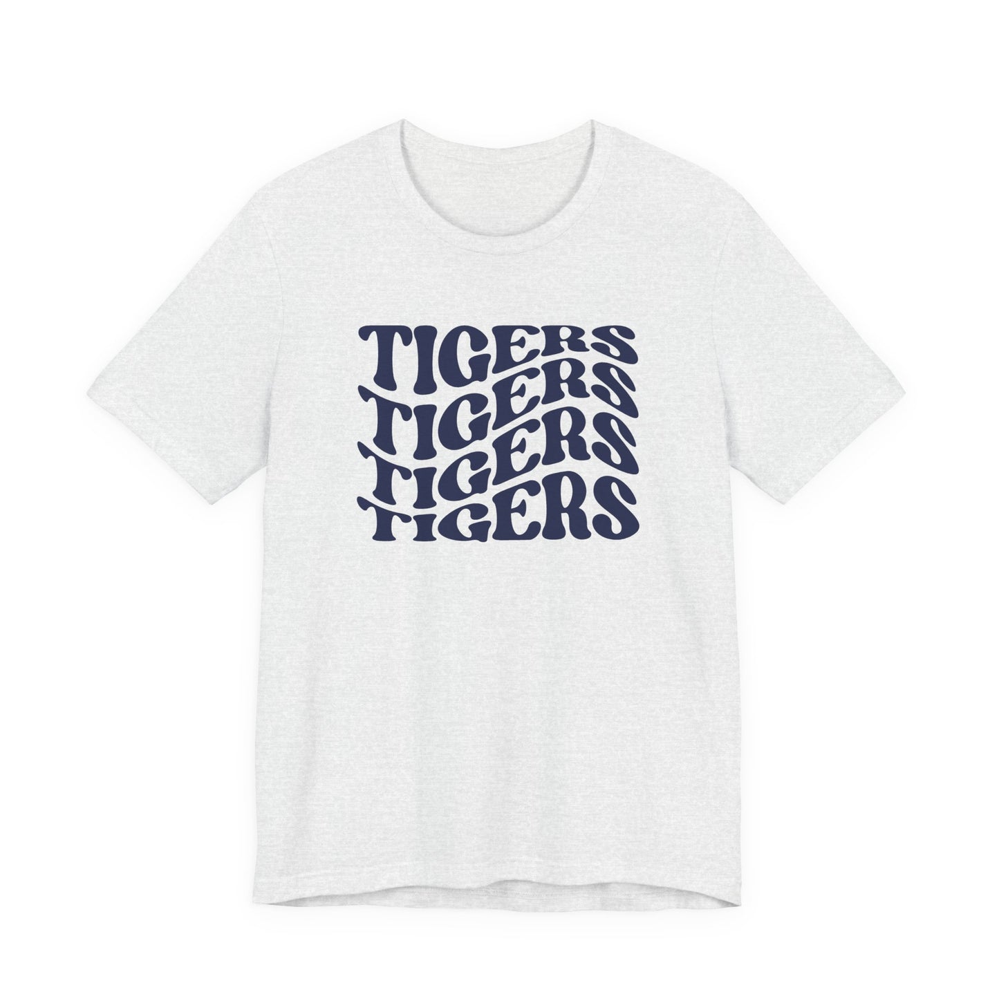 Tigers Wavy Tee - Bella Canvas