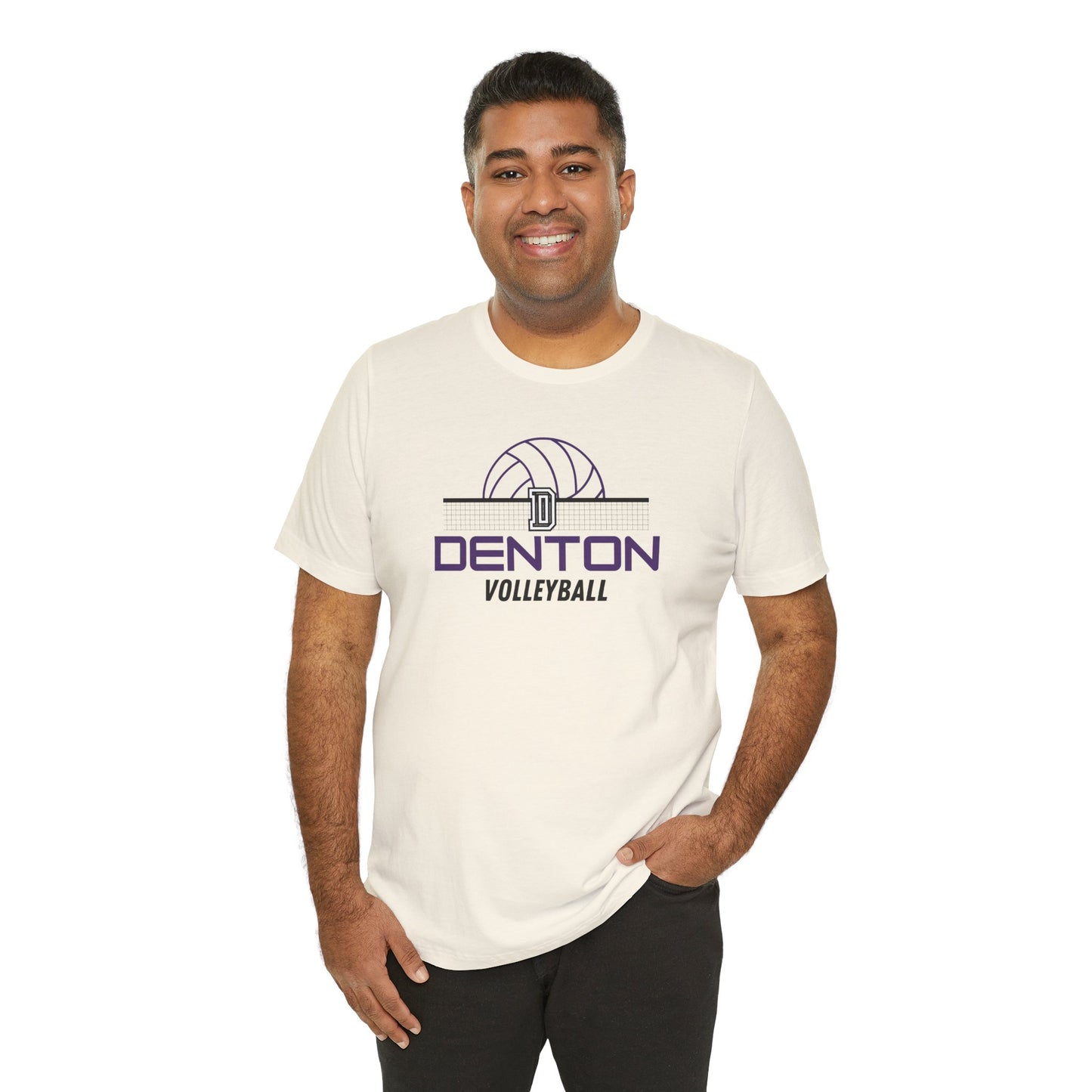 Denton Volleyball Net Tee - Bella Canvas