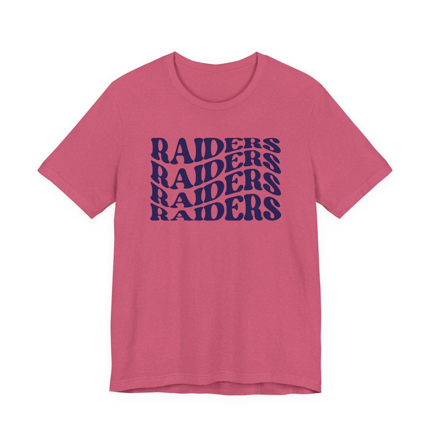 Raiders Wavy Tee - Bella Canvas