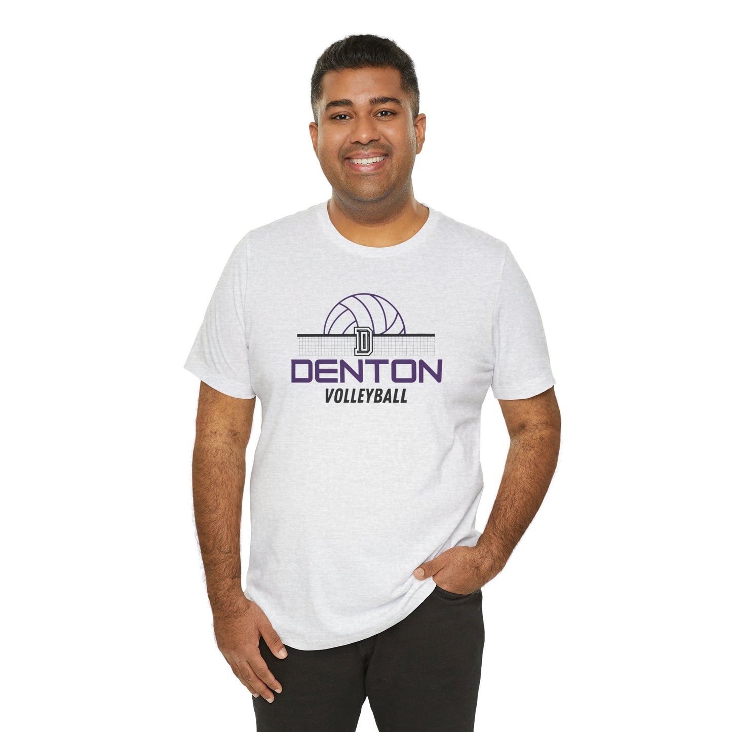 Denton Volleyball Net Tee - Bella Canvas