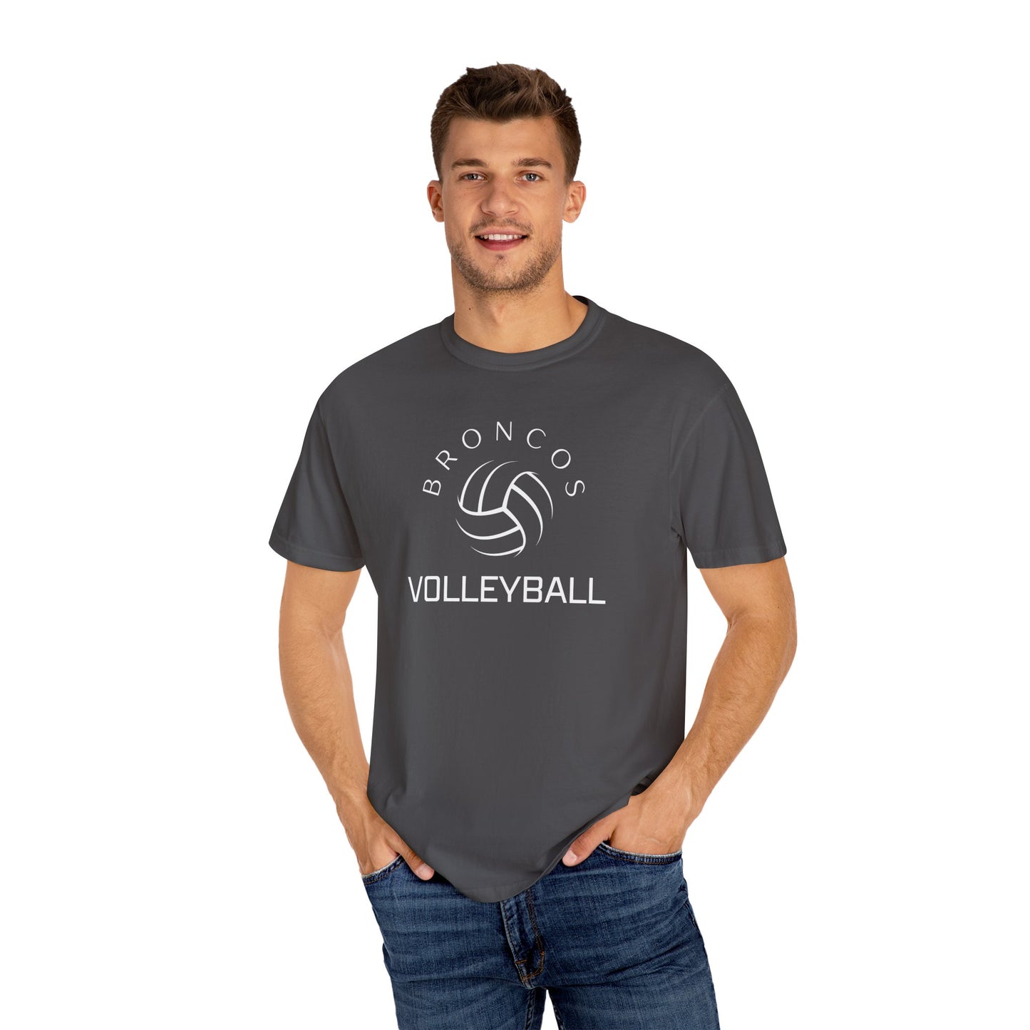 Broncos Volleyball Tee - Comfort Colors