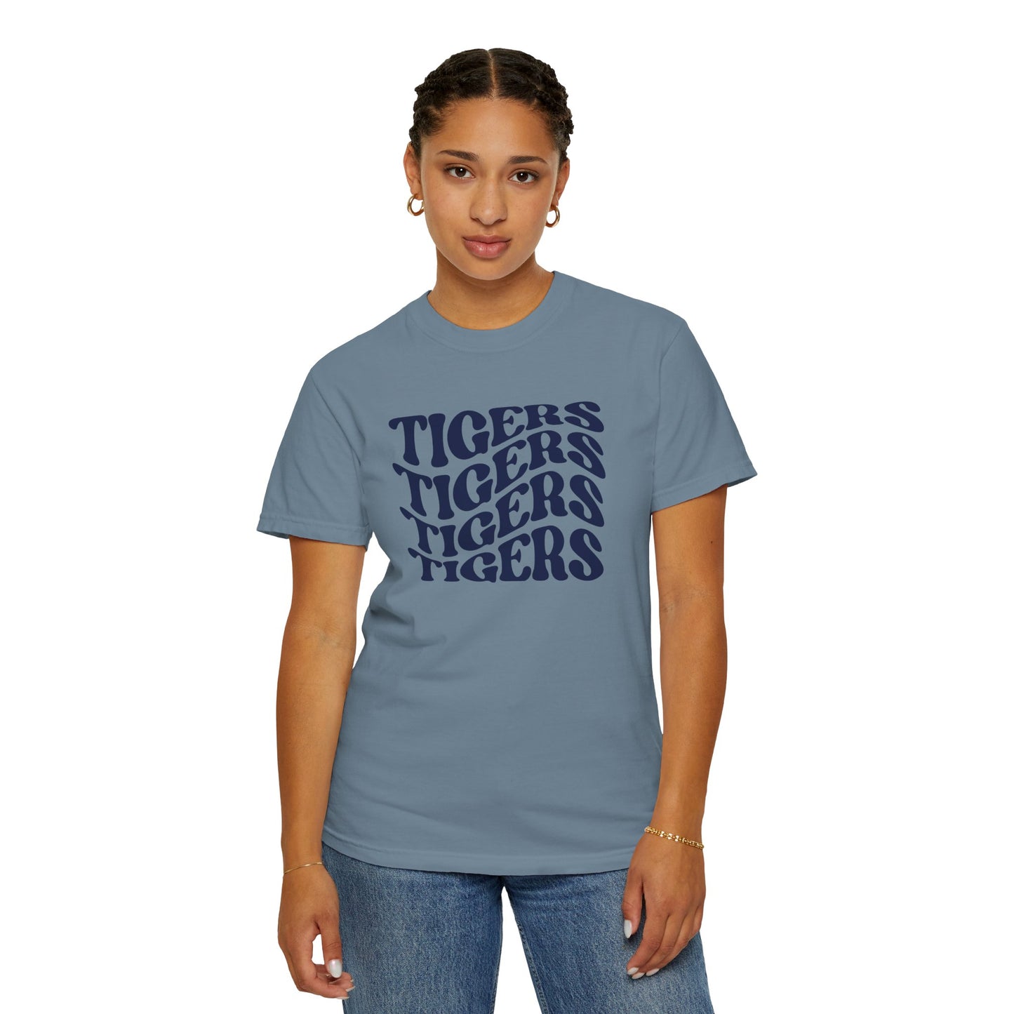 Tigers Wavy Tee - Comfort Colors