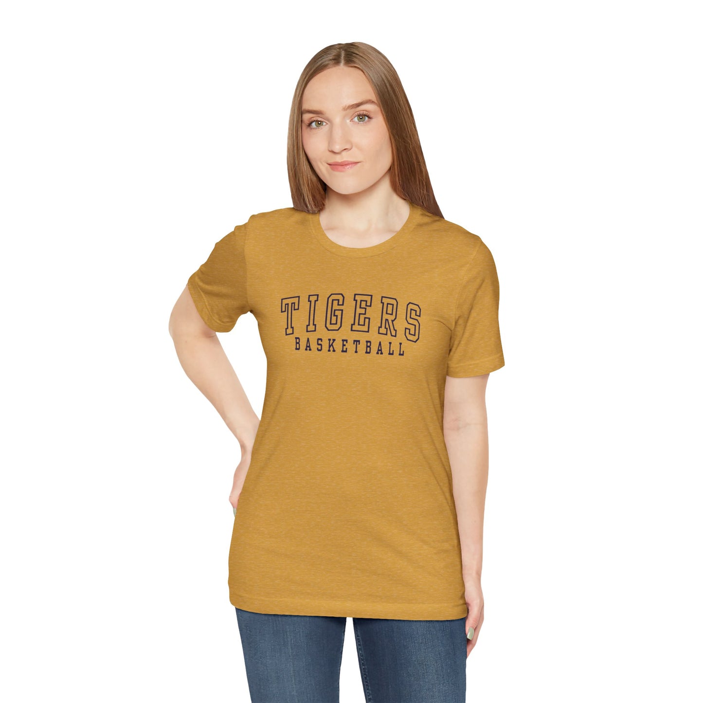 Tigers Basketball Tee - Bella Canvas