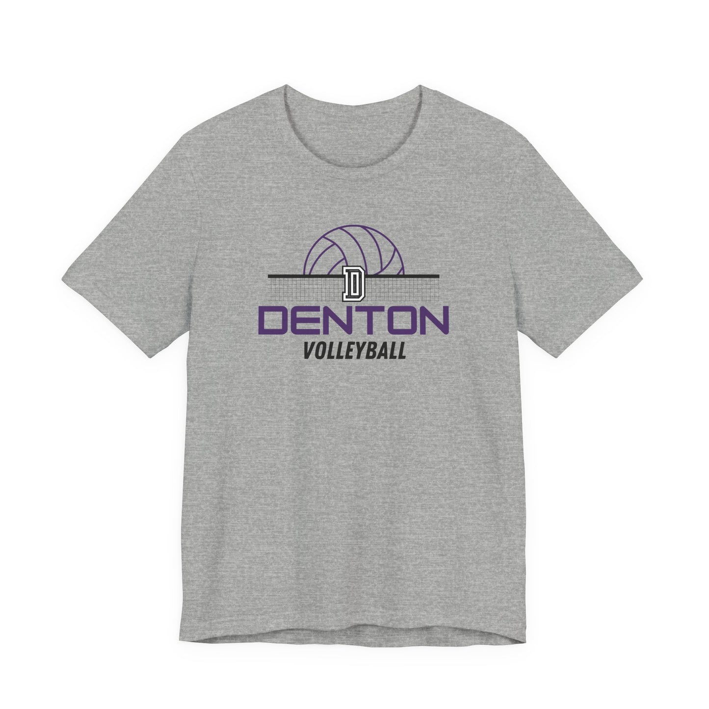 Denton Volleyball Net Tee - Bella Canvas