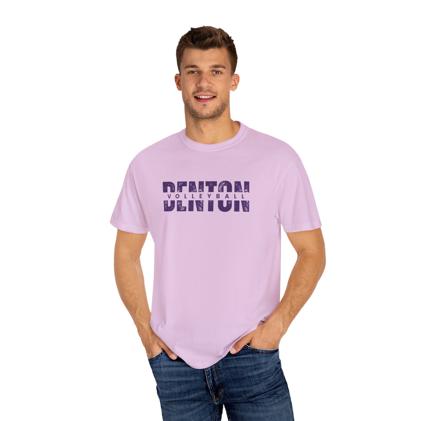 Denton Volleyball Tee - Comfort Colors