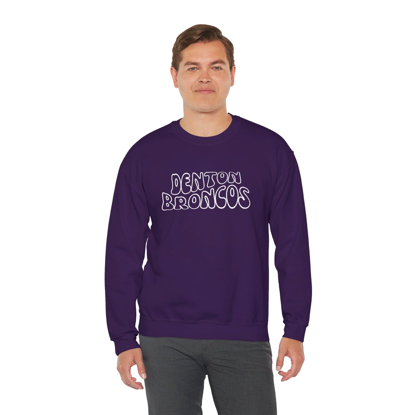 Denton Broncos Retro Sweatshirt